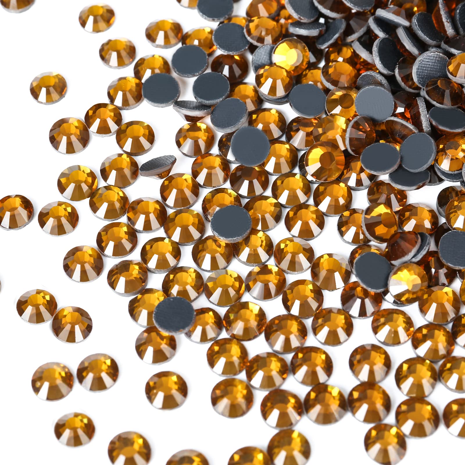 1440 Hotfix Rhinestones, Flatback Glass Round Crystals Gems for Crafts Clothes Shoes Bag DIY Decoration,Transparents AB,SS6,1.8MM-2MM - Image 2