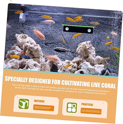 Miniatura 8 de balacoo Soporte fluorescente para acuario soporte de coral verde soporte de ventosa
