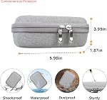 Elonbo Carrying Case for Kodak Step Instant Smartphone Photo Printer, Portable Mini Color Wireless Mobile Print Digital Camera Hard Travel Bag, Picture Printer Storage Holder, Grey