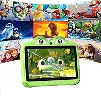 Vista 3 de Kids Tablet 7 Inch Tablet for Kids 3-7 32GB Toddler Tablets Children Software Installed, Toddlers Learning Android Tablets with WiFi YouTube Verde