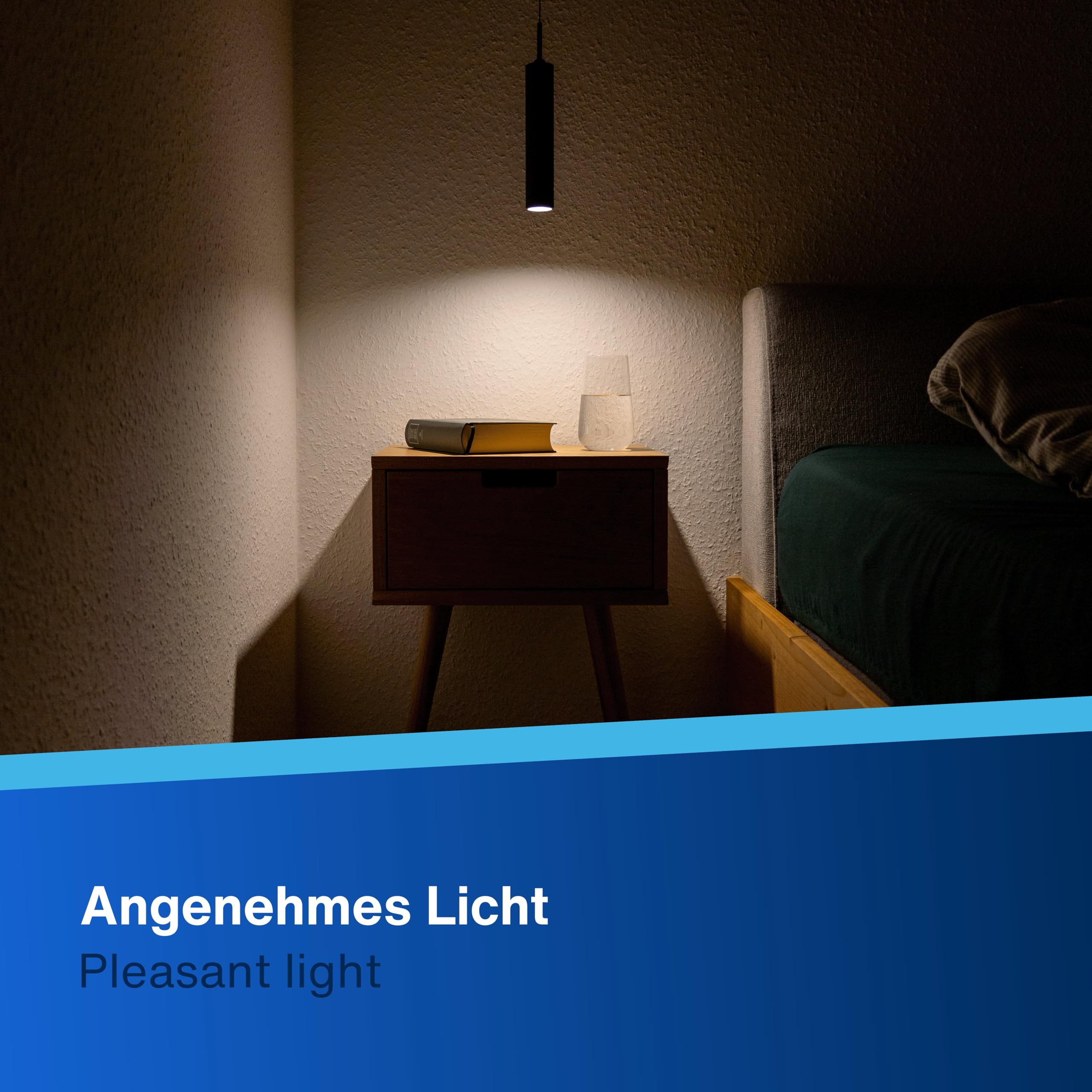 REV Pendelleuchte Akku - 130lm dimmbar 3 Farben, Timer 1-4H, höhenverstellbar durch ziehen (37-163cm) Hängeleuchte mit Fernbedienung, ideal als Hängelampe ohne Strom, schwarz