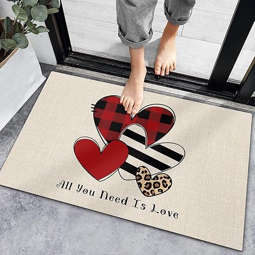 Tapete de baño absorbente para interiores tapete antideslizante para puerta delantera para el día de San Valentín todo lo que necesitas cita para