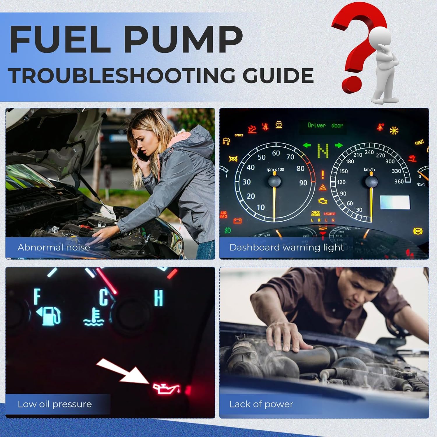 power stroke diesel Fuel Pump compatible with Ford F250 F350 F450 F550 Super Duty 2011-2016 V8 6.7L engine replace PFB-103 BC3Z-9G282-E BC3Z9G282E
