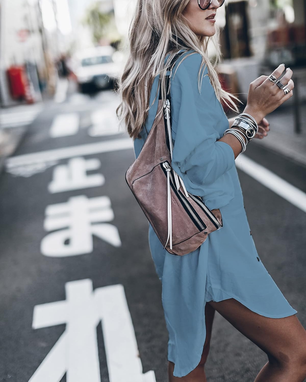 Women’s Swimsuit Cover up,Silky Button Down Shirt Midi Dress Kimono,Summer Bathing Suit Beach Coverups for Women (CP-Aline) - Image 2