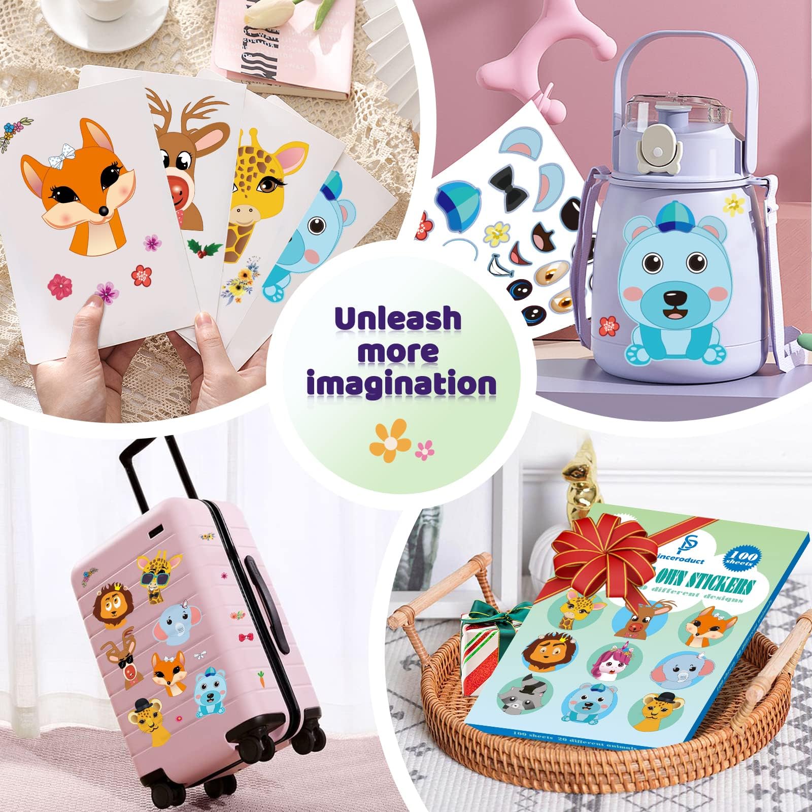 Amazon.co.jp: 「自分の動物を作ろう」動物ステッカー 子供