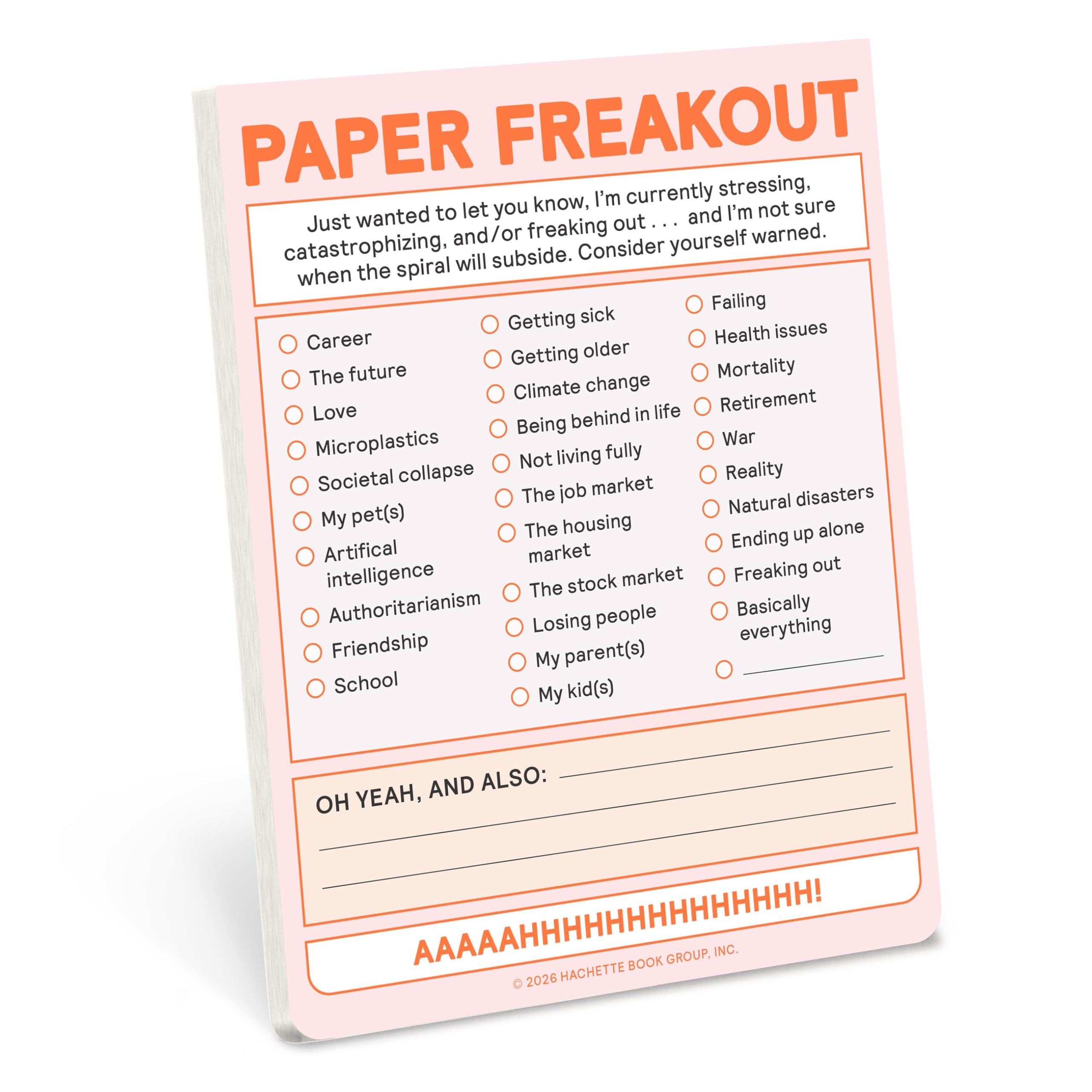 Paper Freakout Nifty Note (Knock Knock Nifty Notes)