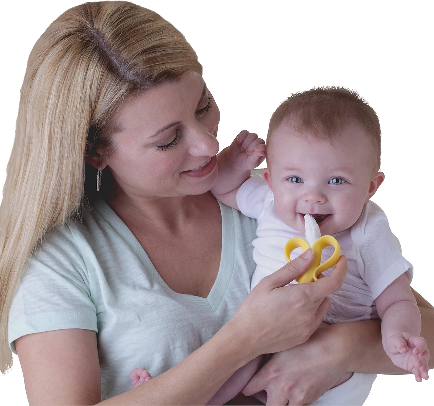 Nuby Nana Nubs Gum Massager, Yellow