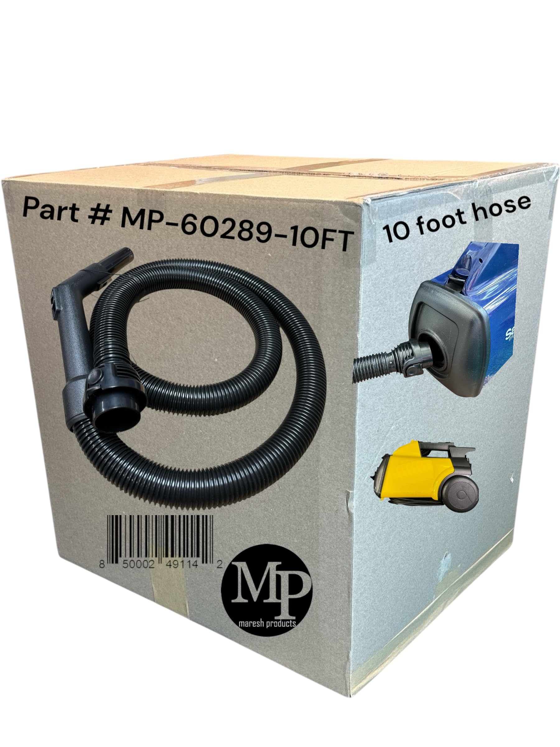 Maresh Products Vacuum Replacement Hose Compatible with Eureka & Mighty Mite, SmartVac & Professional Series – Fits Models 3670, 3686, SC3683 & More – Replaces OEM 60289-1 10'