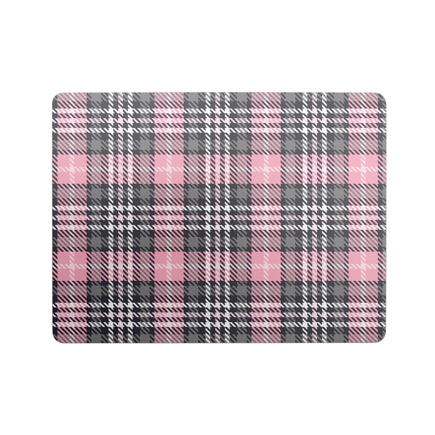 Laptop Skin Compatible with Microsoft Surface Laptop 8 13" (2025) - Pink Plaid - Premium 3M Vinyl Protective Wrap Decal Cover - Easy to Apply | Crafted in The USA by MightySkins