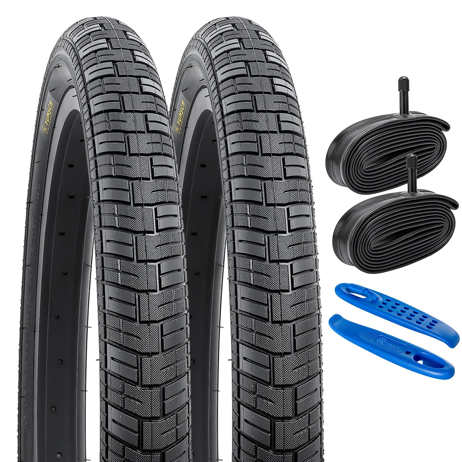 Amazon | YunSCM 2本セット,20 2.25 タイヤ,20x2.25 58-406 自転車