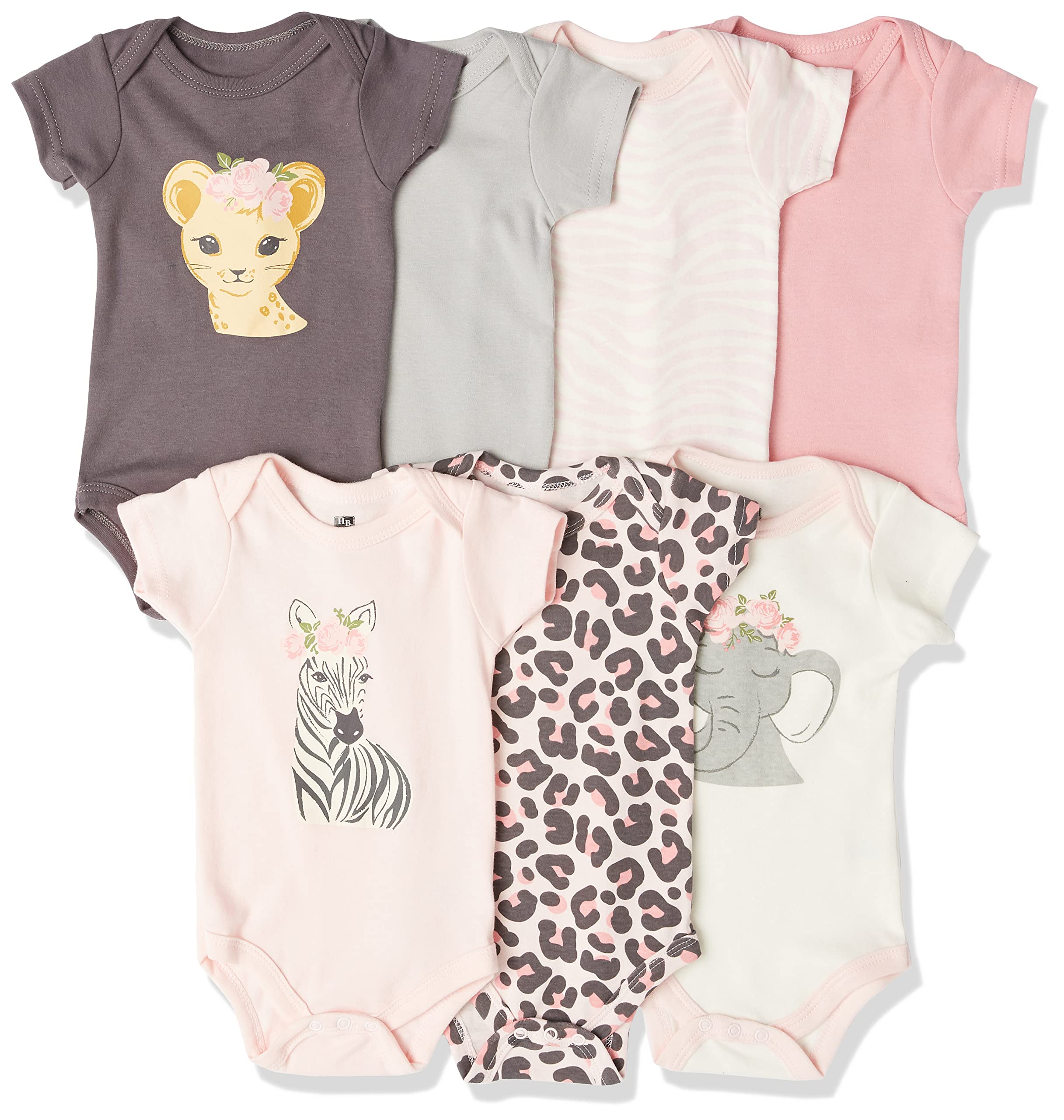 Hudson BabyUnisex Baby Cotton Bodysuits Baby and Toddler T-Shirt Set