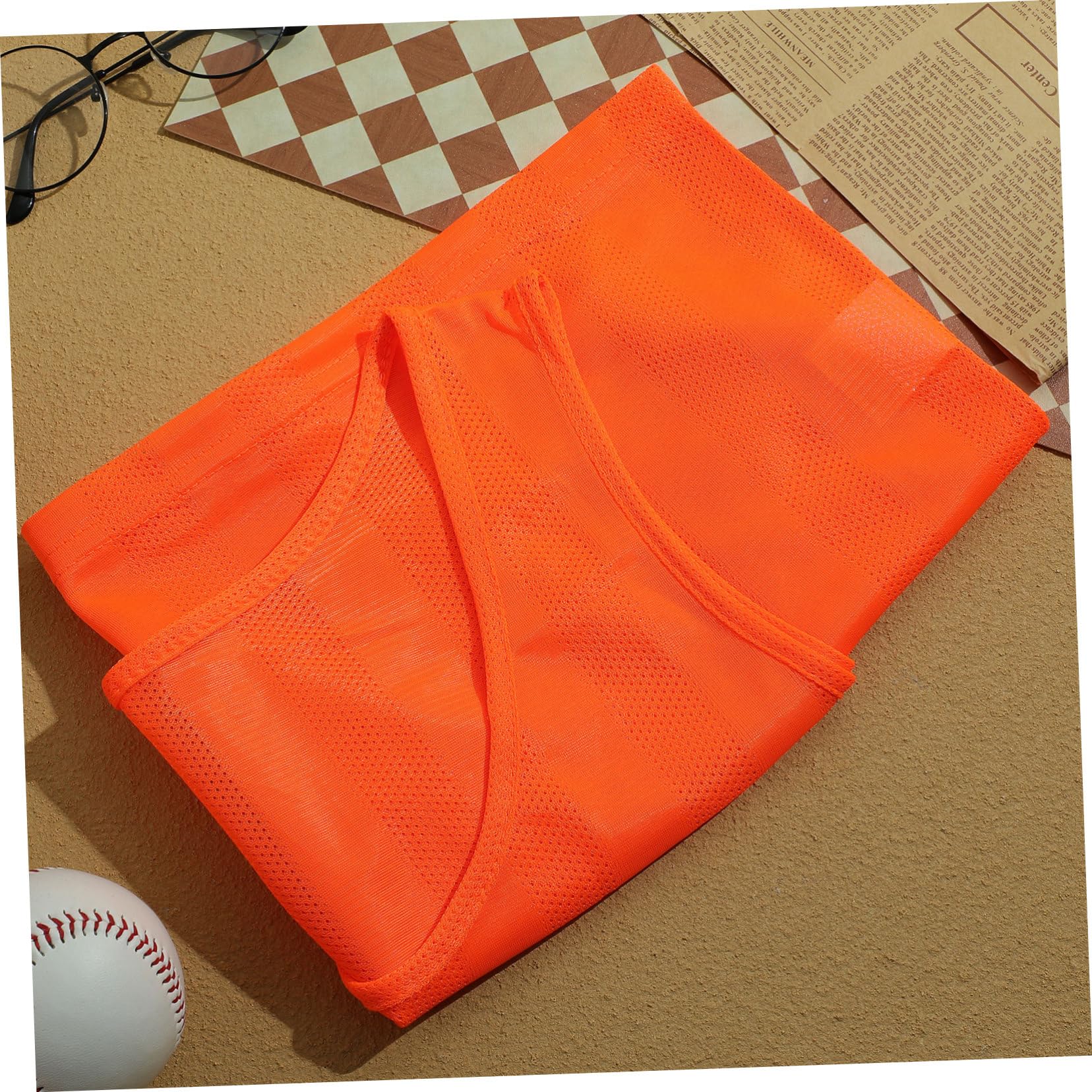 6 Petos De Fútbol: Chalecos De Sin Mangas Para Entrenamiento Camisetas De Entrenamiento A Rayas Para Fitness, Running Y Actividades Libre.