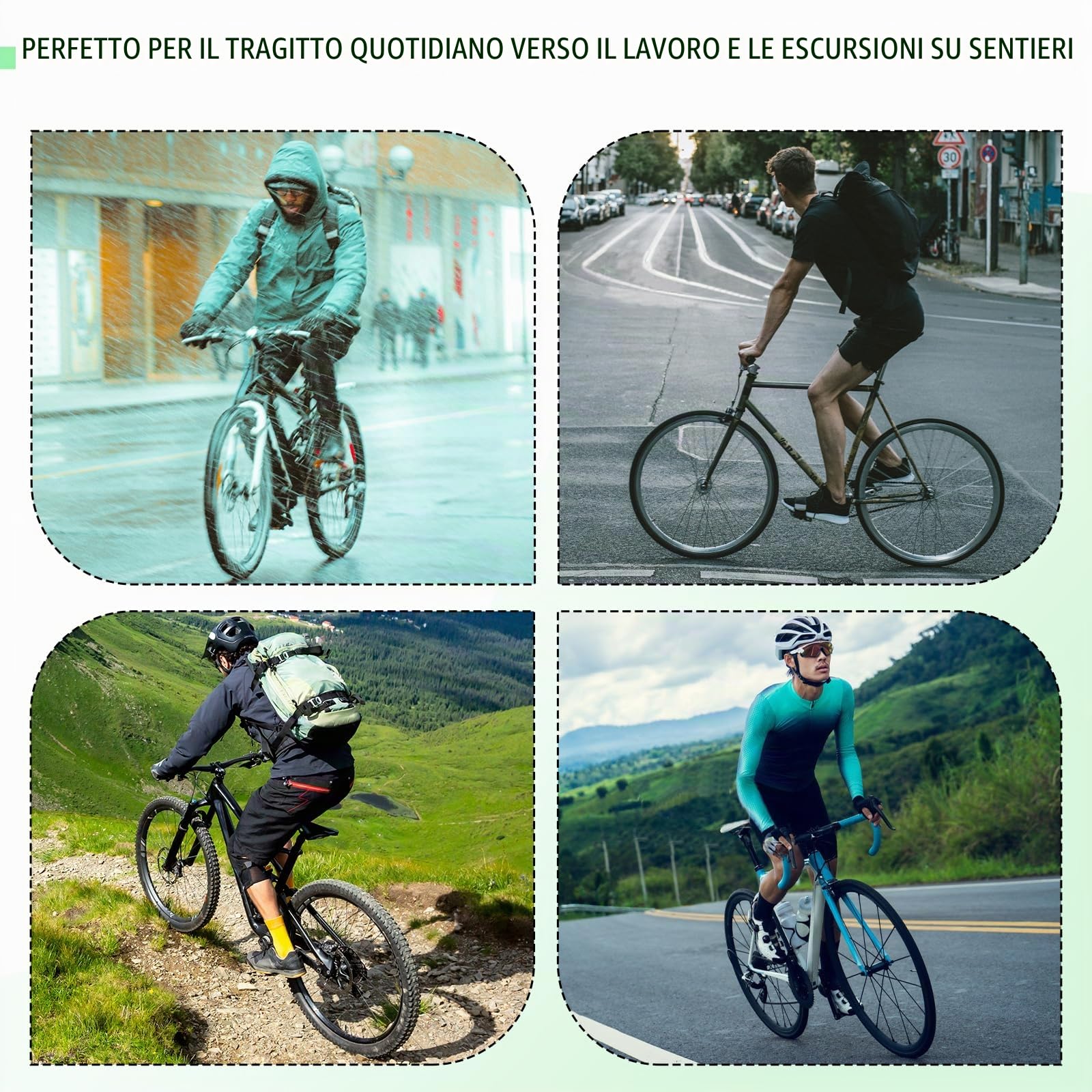 Set di freni a disco per mountain bike, freni a disco meccanici MTB con leva in alluminio/rotore/is/PM da 160 mm per e-bike/pieghevoli/scooter/fatbike