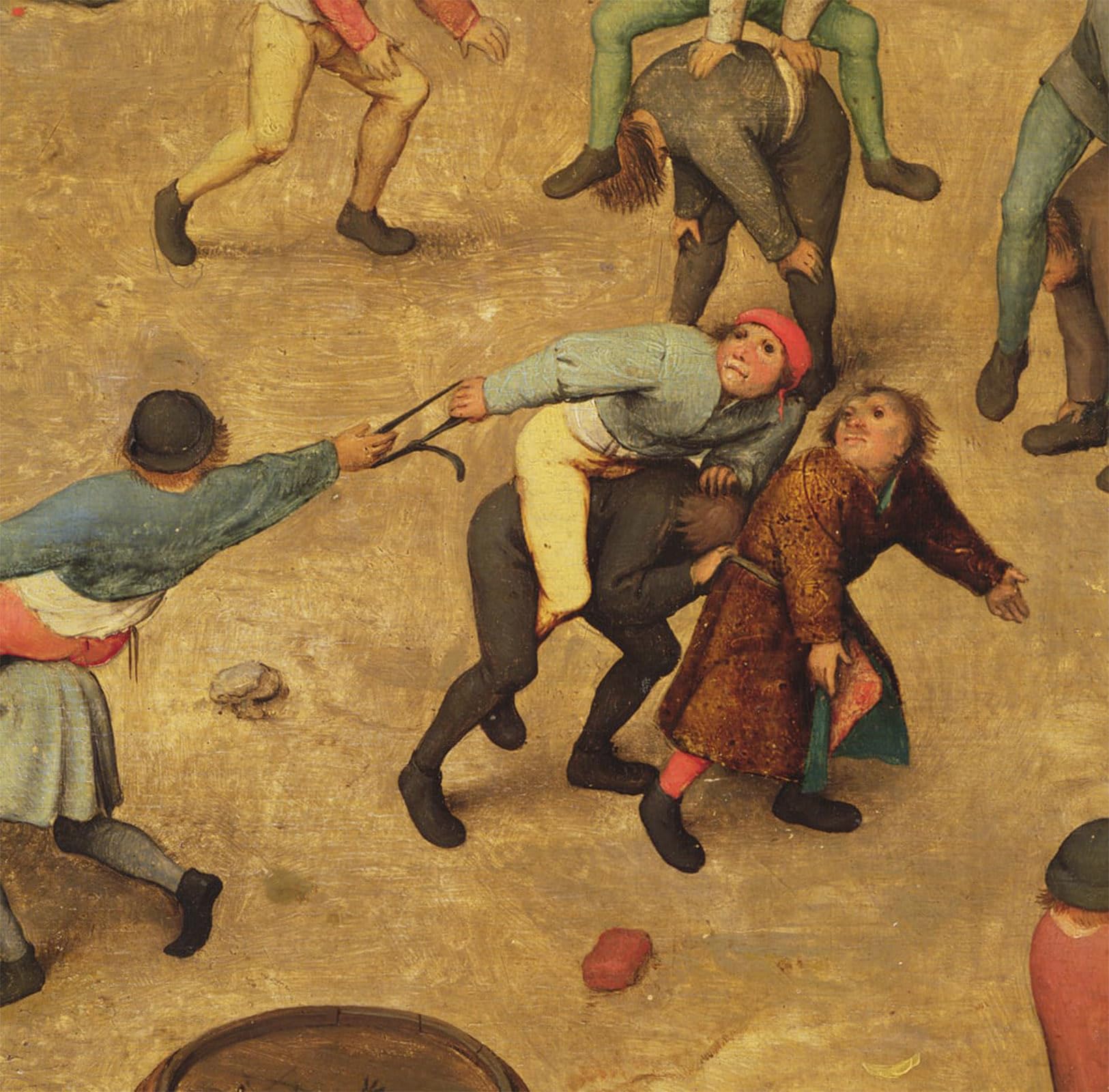 ARTXLXXBN Famous Painting Canvas Artwork Graffiti Print Children's by Pieter Bruegel the Elder Portrait Canvas Image for Home Decor 60x90cm