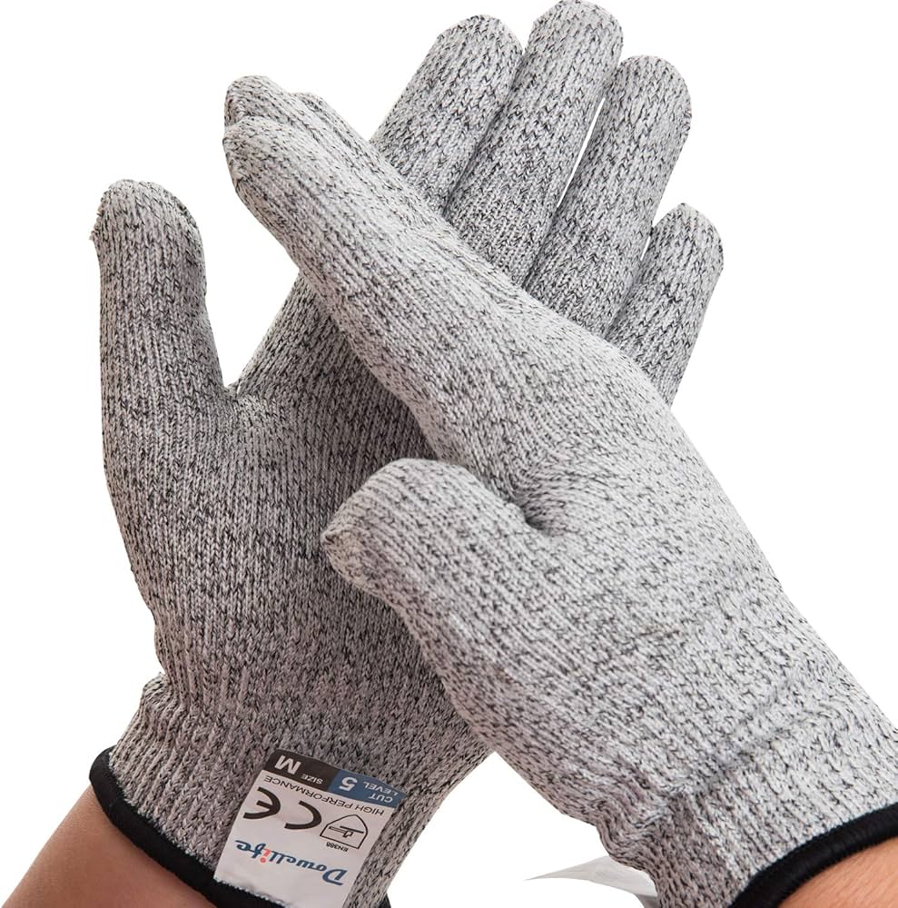 Amazon | Dowellife 軍手 防刃手袋 作業用手袋 切れない手袋
