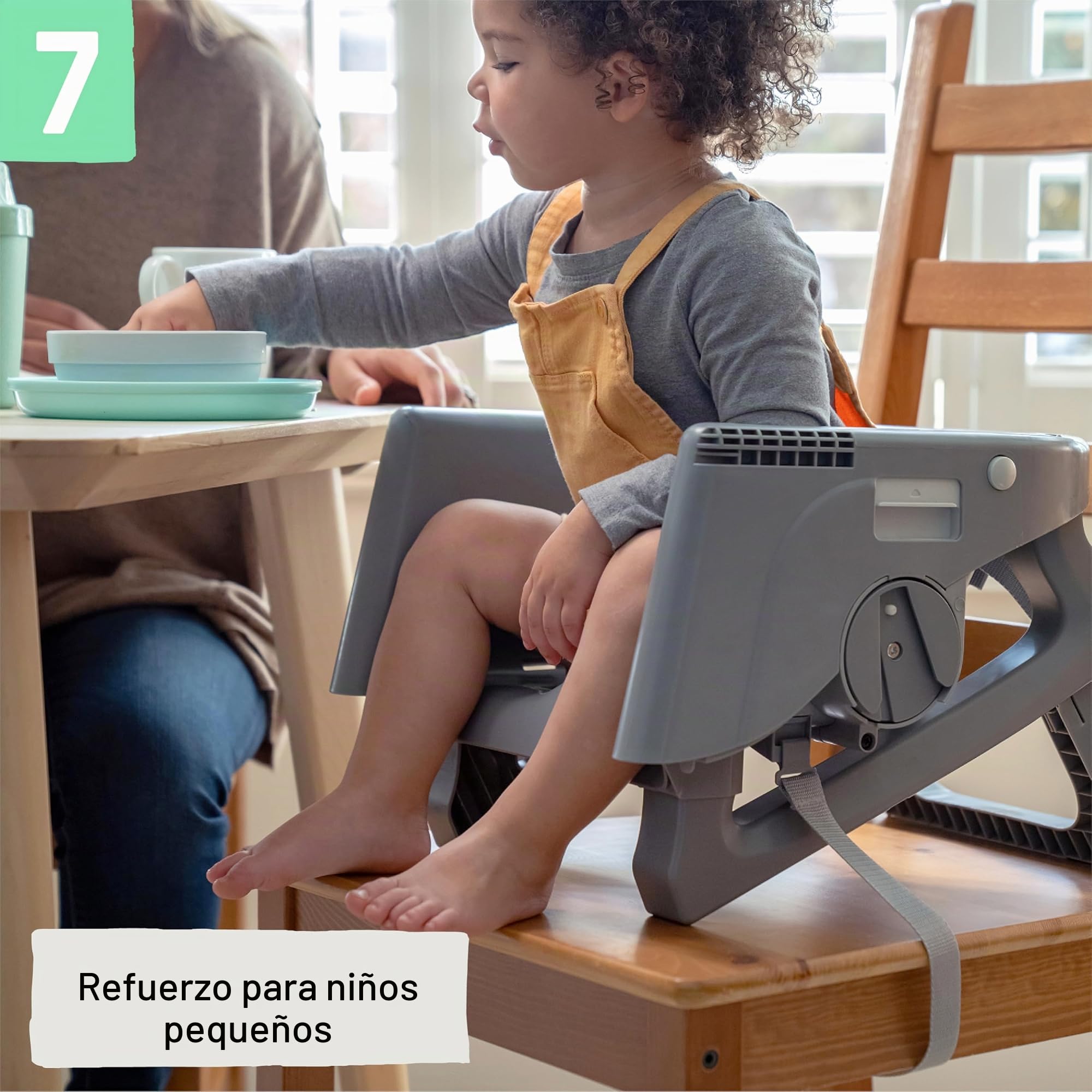 Ingenuity, Trona, Silla para Bebés 7 en 1 Proper Positioner, Asiento Infantil y Mecedora Extraíble, Unisex, Para 0-36 Meses