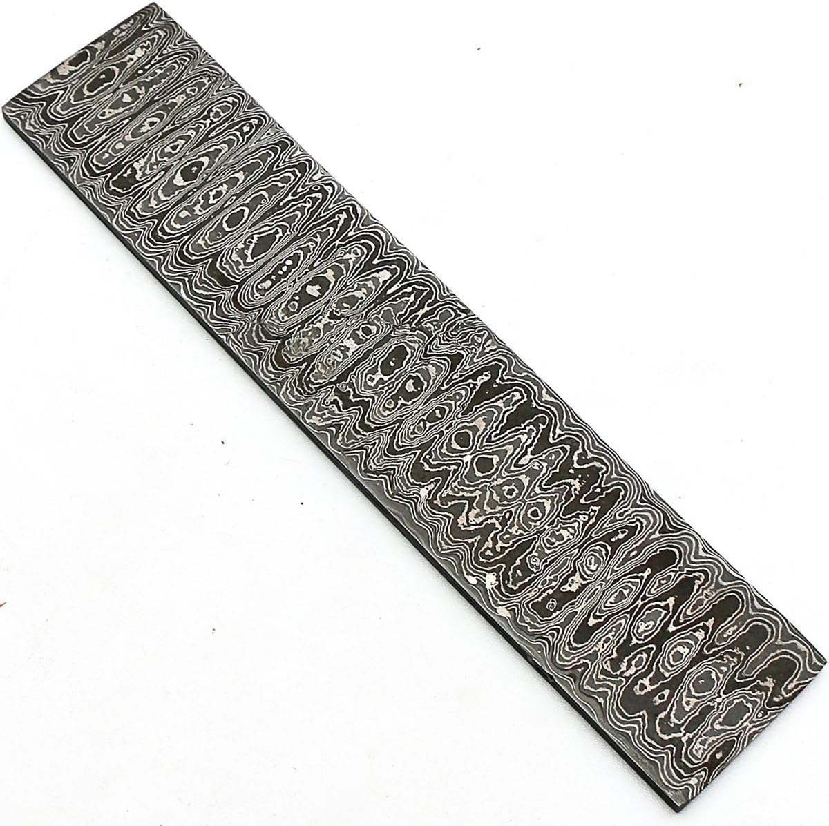 PAL 2000 KNIVES Ladder Pattern - Handmade Damascus Steel Bar - Custom Damascus Steel Billet, Blank Blade - 10"x5"x5mm, Ssgp-9936