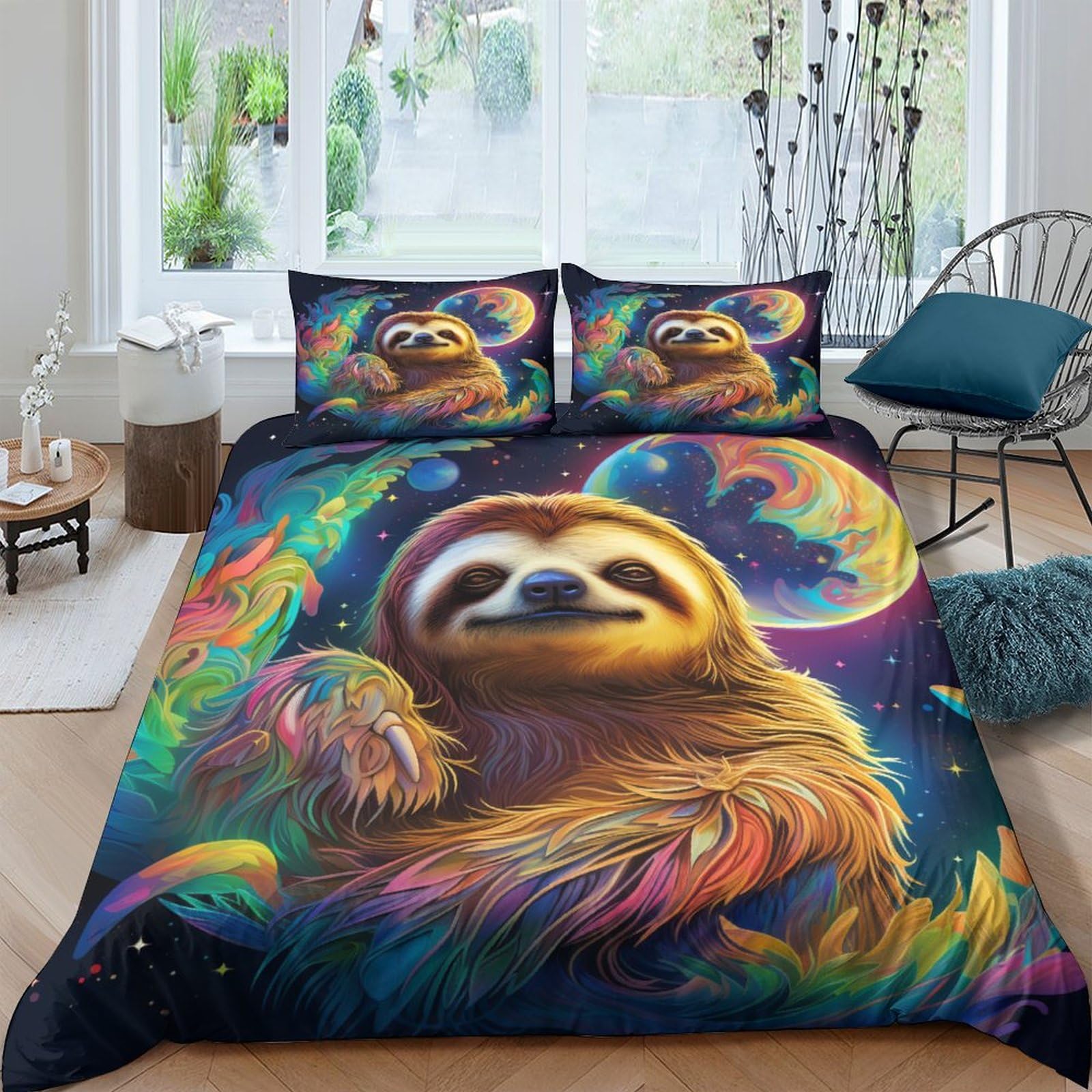 Linge de lit paresseux housse de couette enfant et taies d'oreiller douces