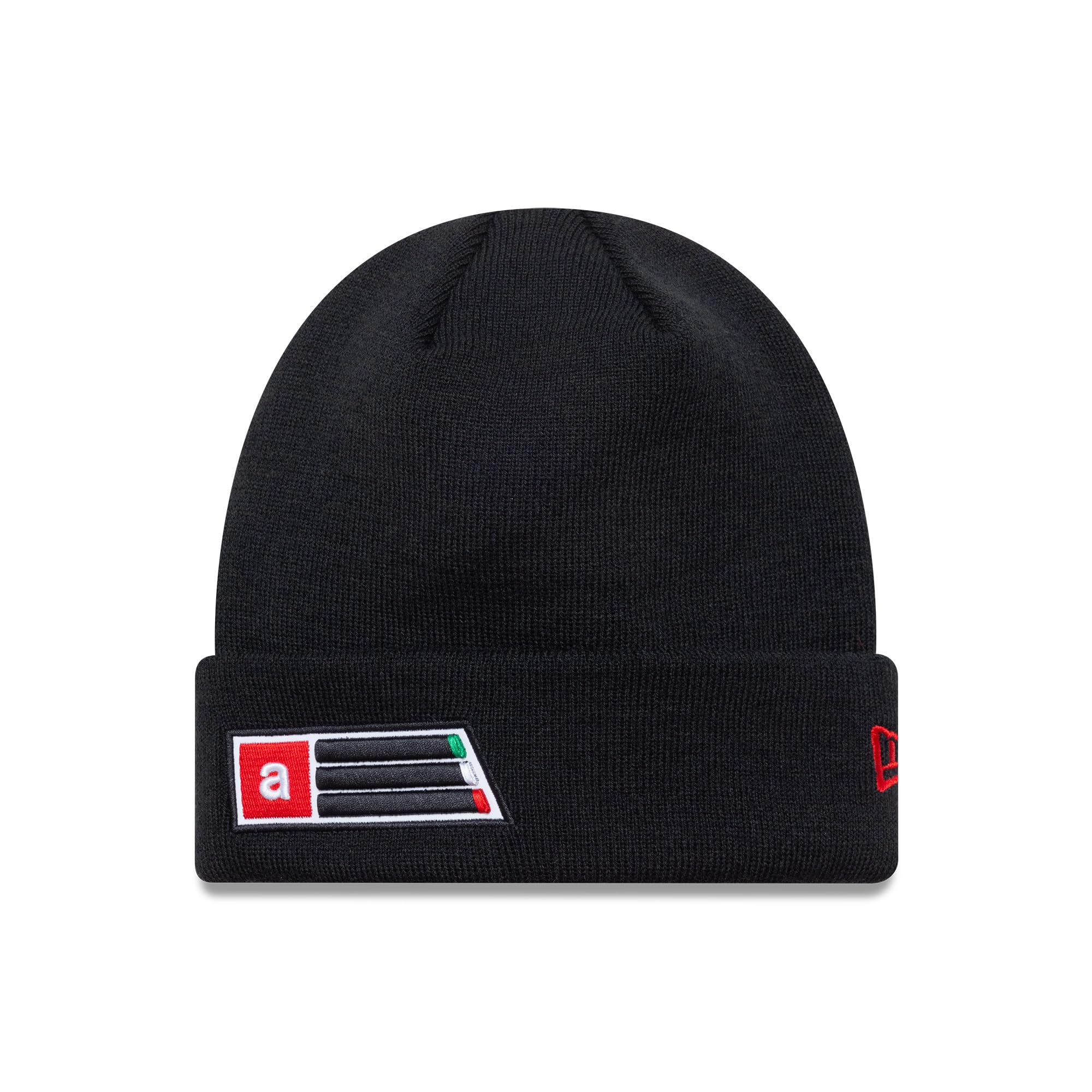 New Era Unisex Black Aprilia Racing, Superbikes, Motorbikes, Polylana, Beanie Hat, Hat, Official 2025 Merchandise,