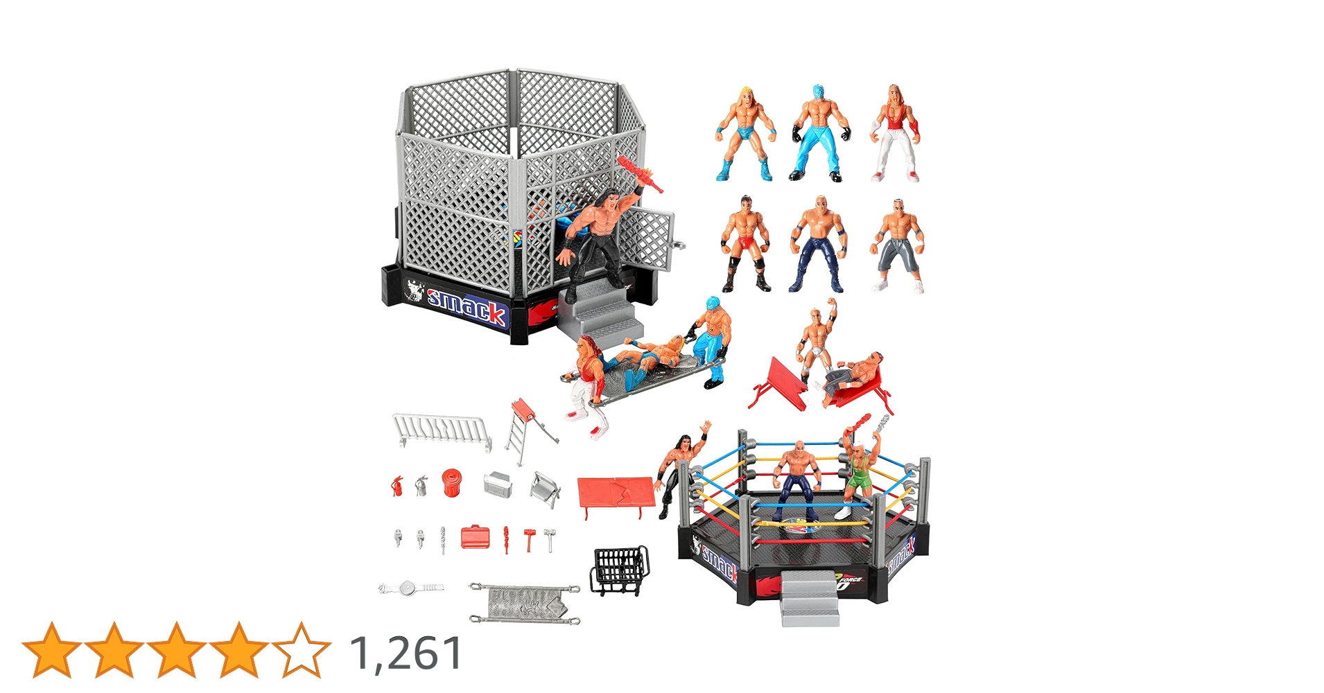 プロレス レスラーフィギュア2体セット 自作 プロレス レスラー