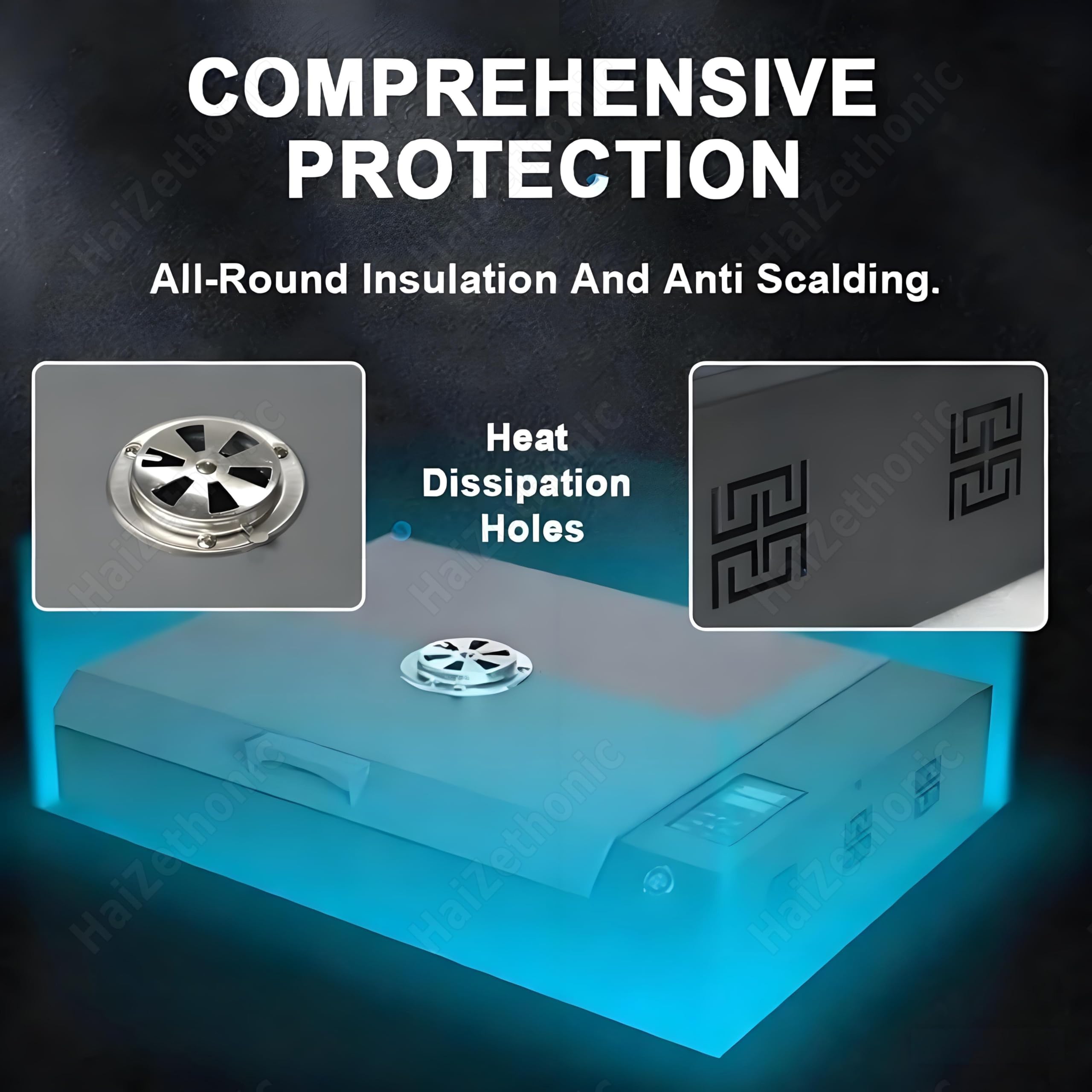 Impresora Dtf Portátil A3 Doble Calentamiento,Horno Secado Ropa DIY 930 W,Temperatura Temporización Ajustables,para Impresión por Transferencia Camisetas Y Gorras