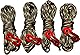 Coticam outdoor ガイロープ 5m×4本 自在金具付 4mm7芯 テント タープ キャンプ アウトドア
