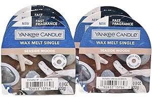 Seashore Woods Scented 100% Natural Soy Wax Melts Formulated for Fast Fragrance Scent