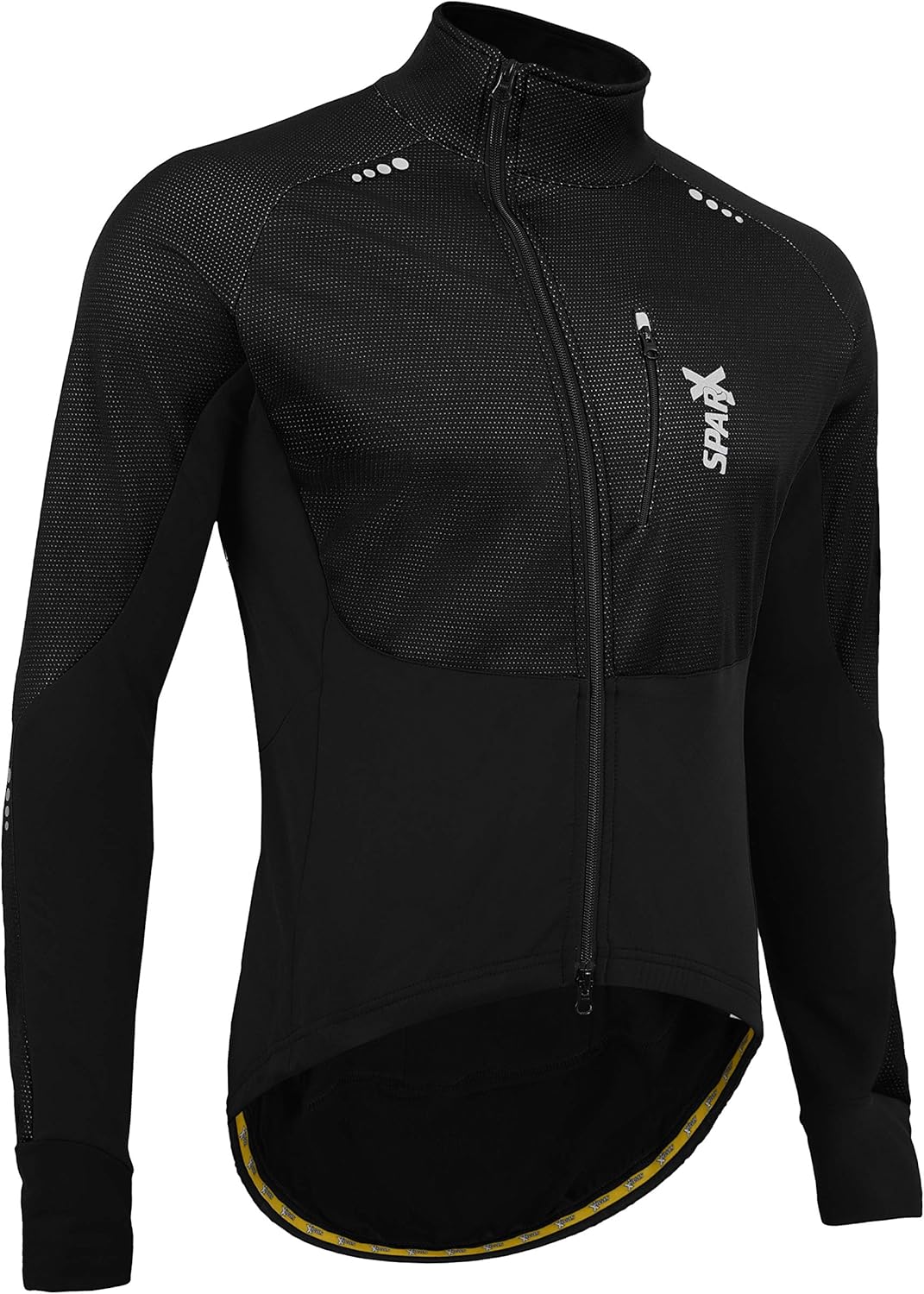 Sparx Performance Winter Cycling Thermal Jacket Bike Windproof High Viz Jersey