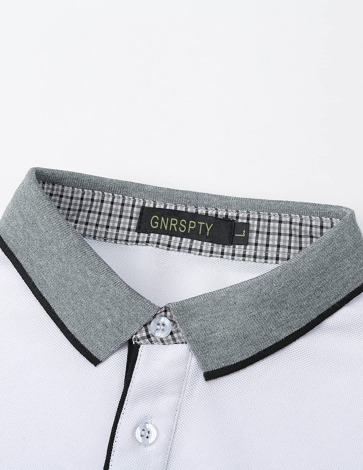GNRSPTY Polo Manica Lunga Uomo Maglietta Denim Collare Maglia Elegante Cotone T-Shirt Golf Tennis Lavoro Camicia