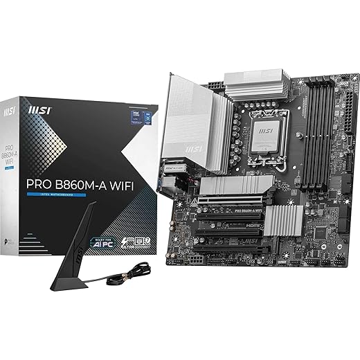 Carte mère Micro-ATX MSI Pro B860M-A WiFi