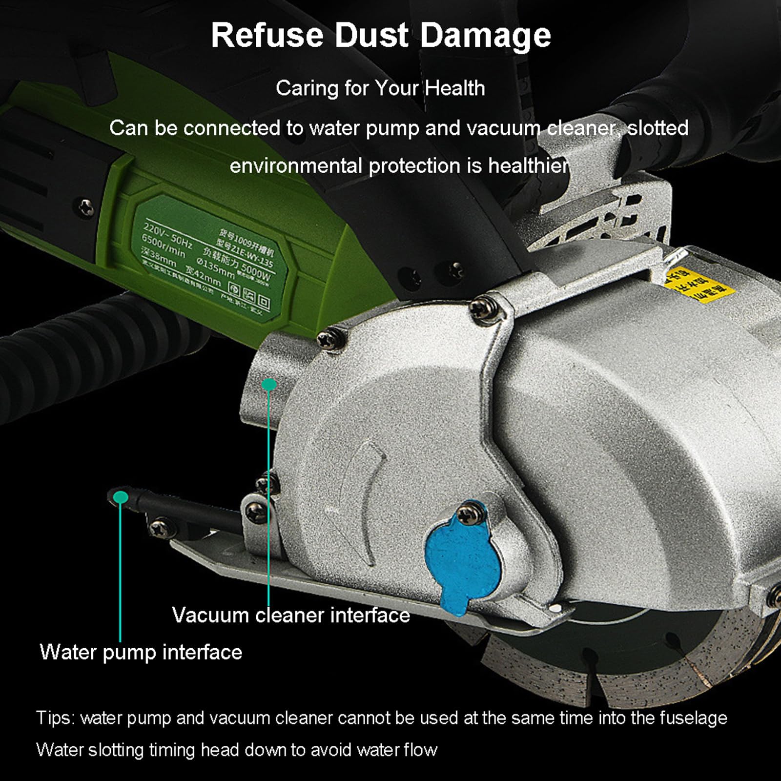 Máquina de Corte de rozamiento de Pared de 5000 W