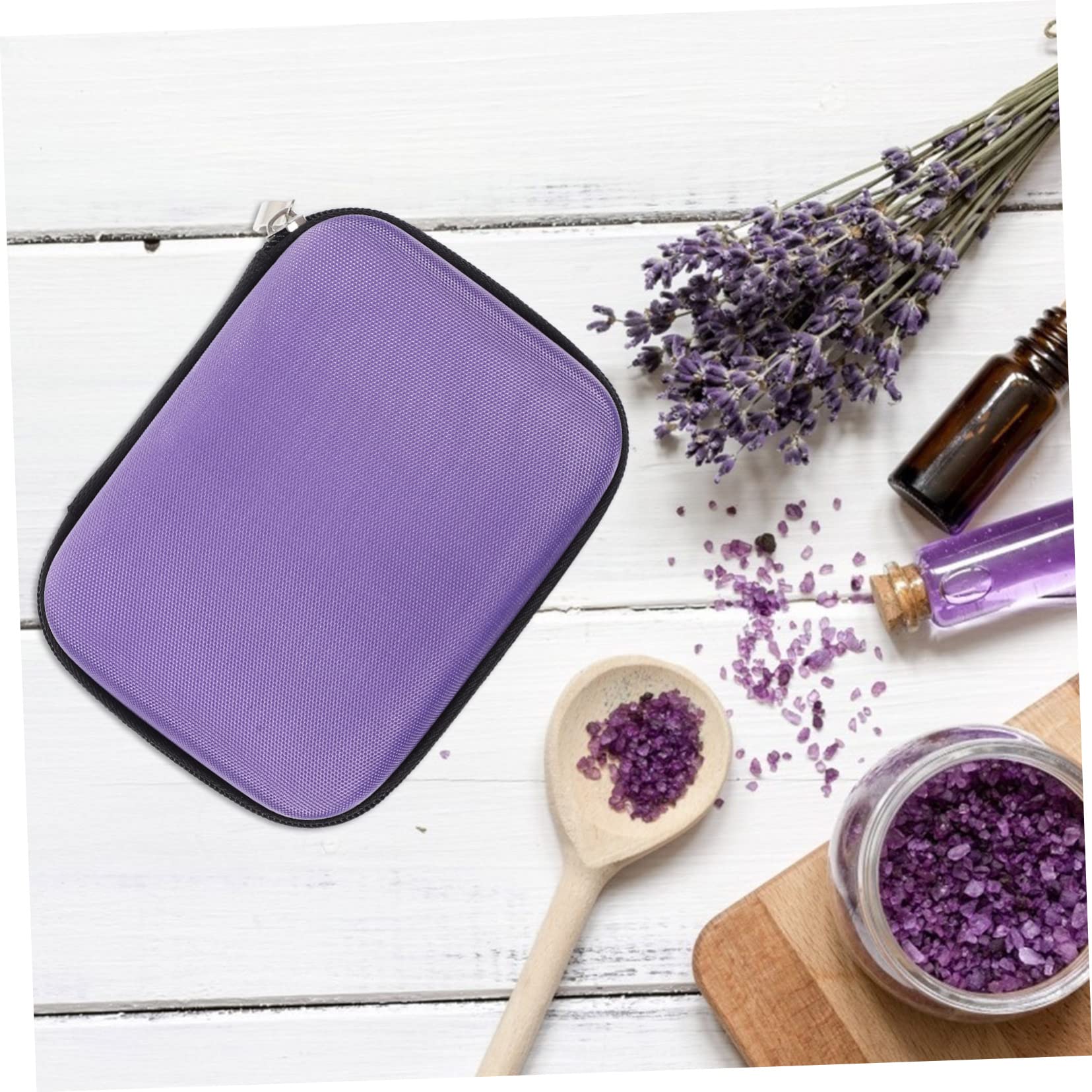 DOITOOL 3pièces Pochette De Rangement Portable pour Huiles Essentielles Organisateur Léger Et Pratique pour Bouteilles Aromathérapie Boîte pour Voyage Et Stockage