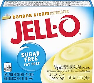 JELL-O Instant Banana Cream Pudding & Pie Filling Mix (0.9 oz Boxes, Pack of 6) - coolthings.us