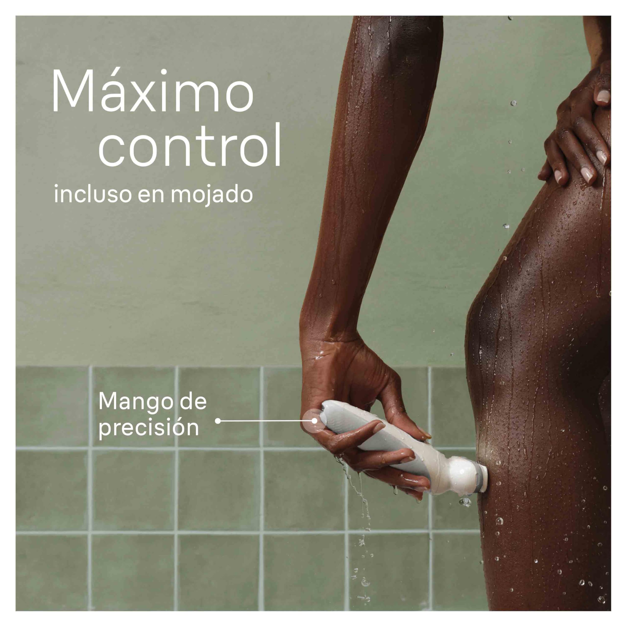 Braun Silk-épil 9, Depiladora Eléctrica Mujer Para Una Eliminación Del Vello Fácil, Depilación En Seco Y En Mojado, Con Cabezal De Rasuradora, Piel Suave Duradera, 9-041, Blanca/Plateada