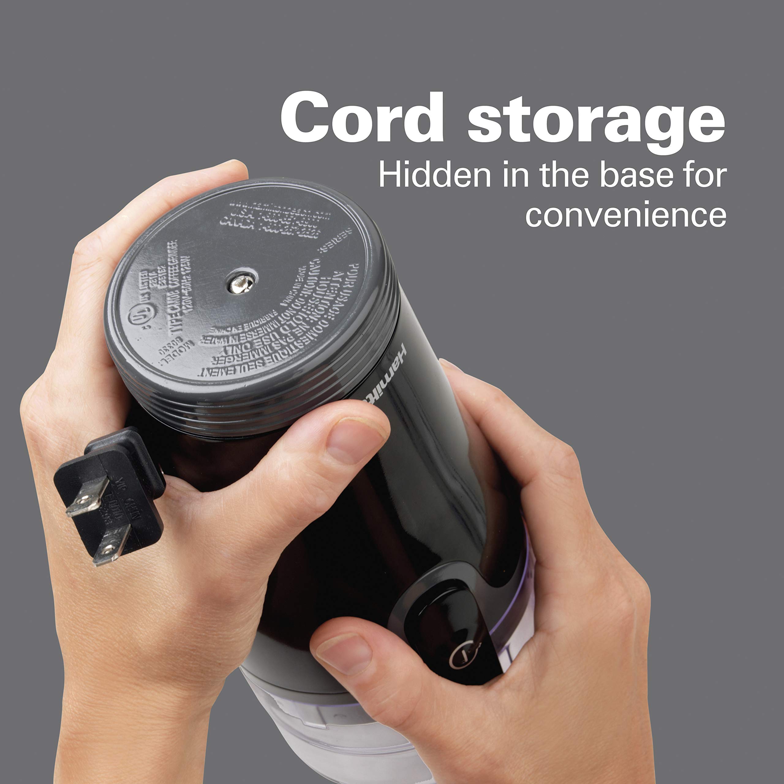 Hamilton Beach Fresh Grind Electric Coffee Grinder for Beans, Spices