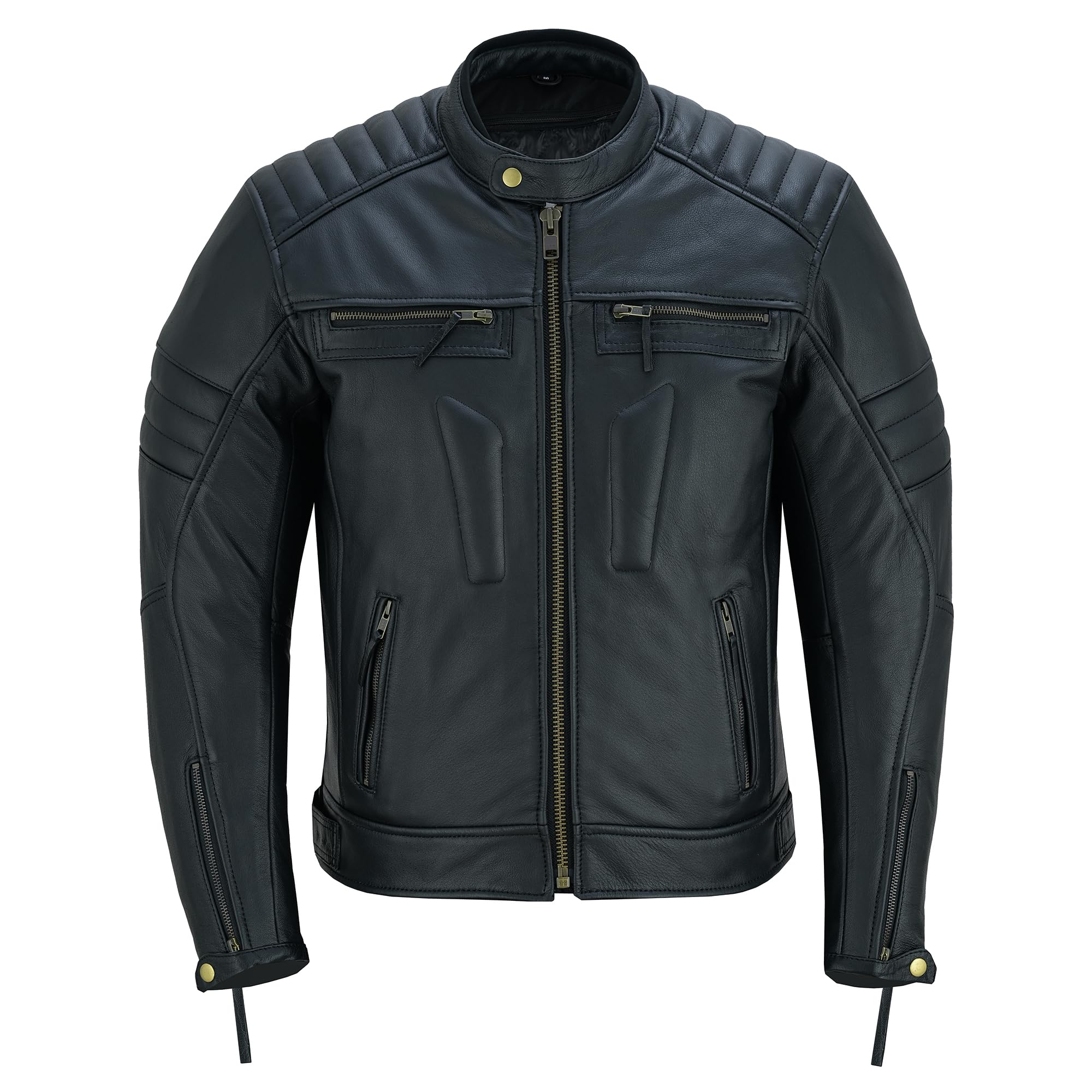 Men’s Distressed Biker Riding Jacket