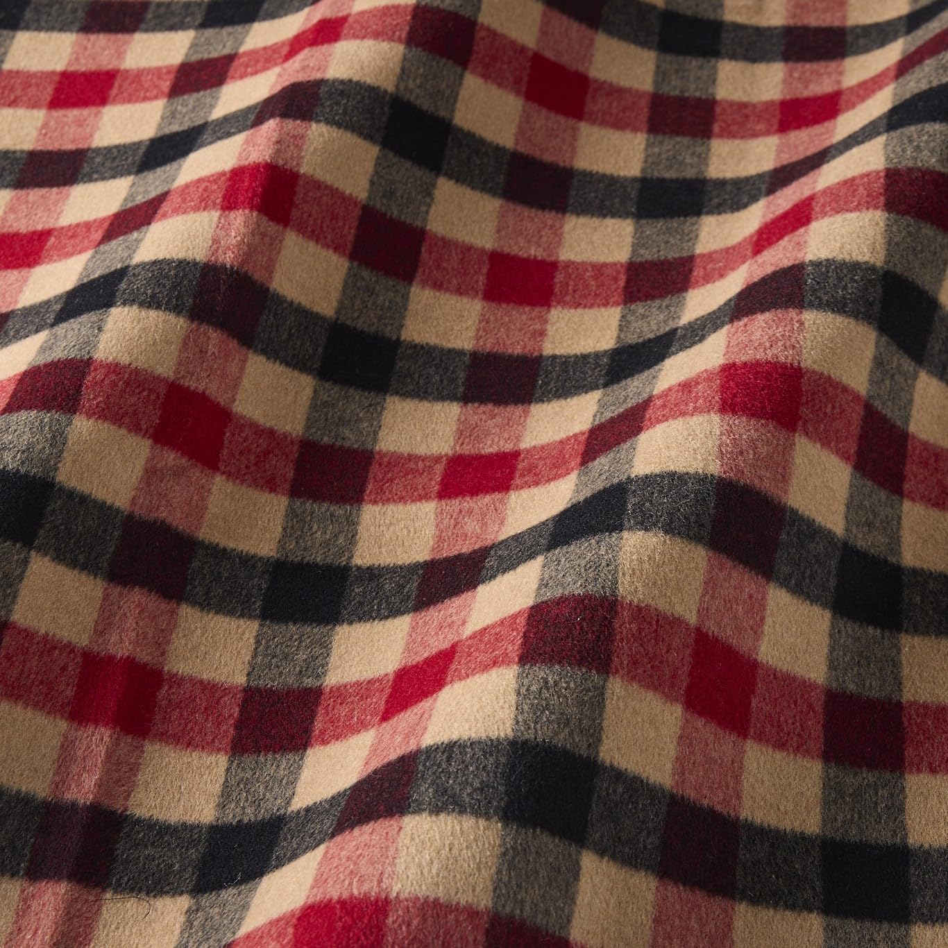 ‘The Wearable Blanket’, The Prestwick Check, Camel & Crimson