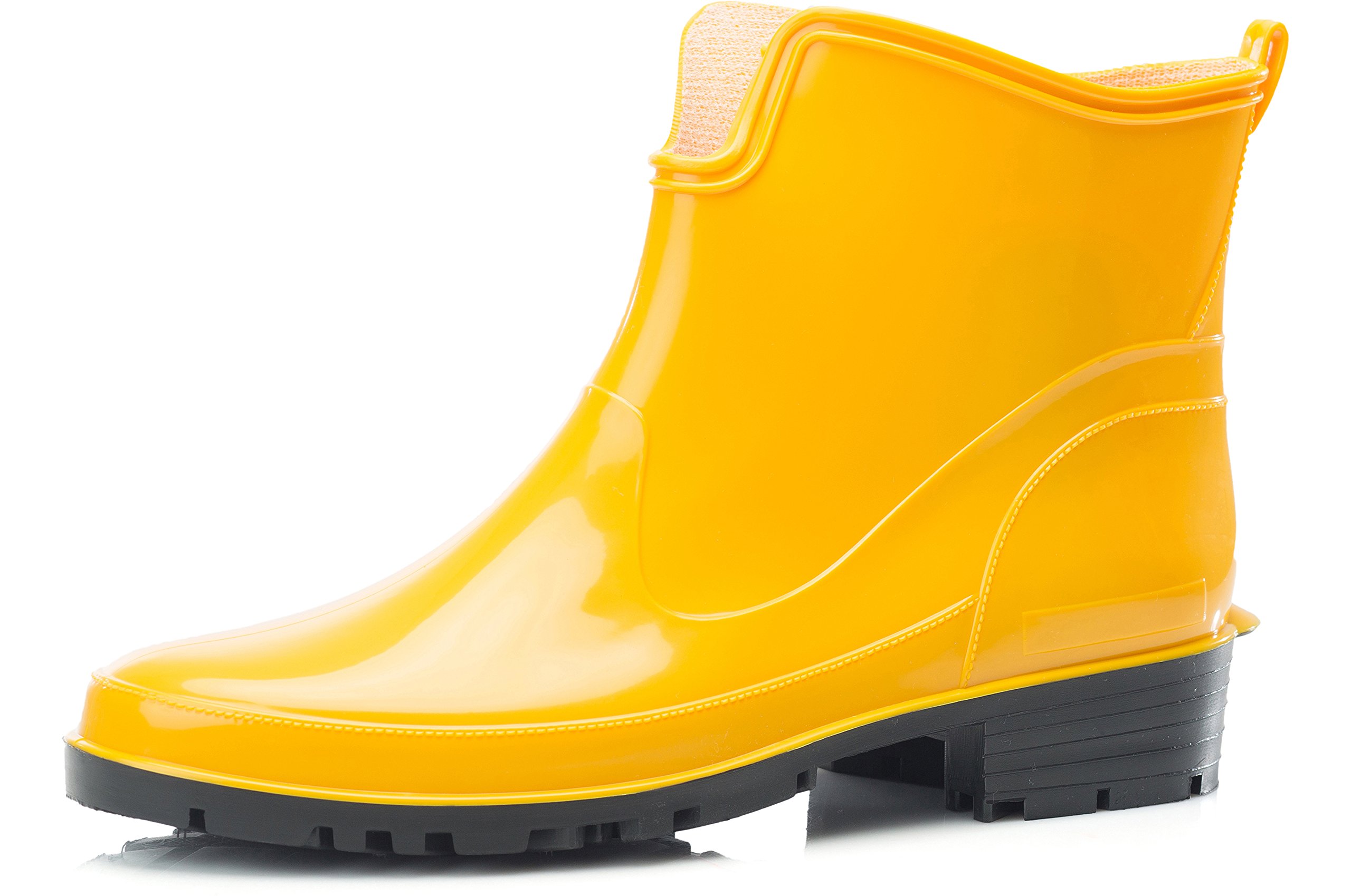Ladeheid Gummistiefel Damen Kurz Wasserdicht Damenschuhe Elegant und Bequem LA-930