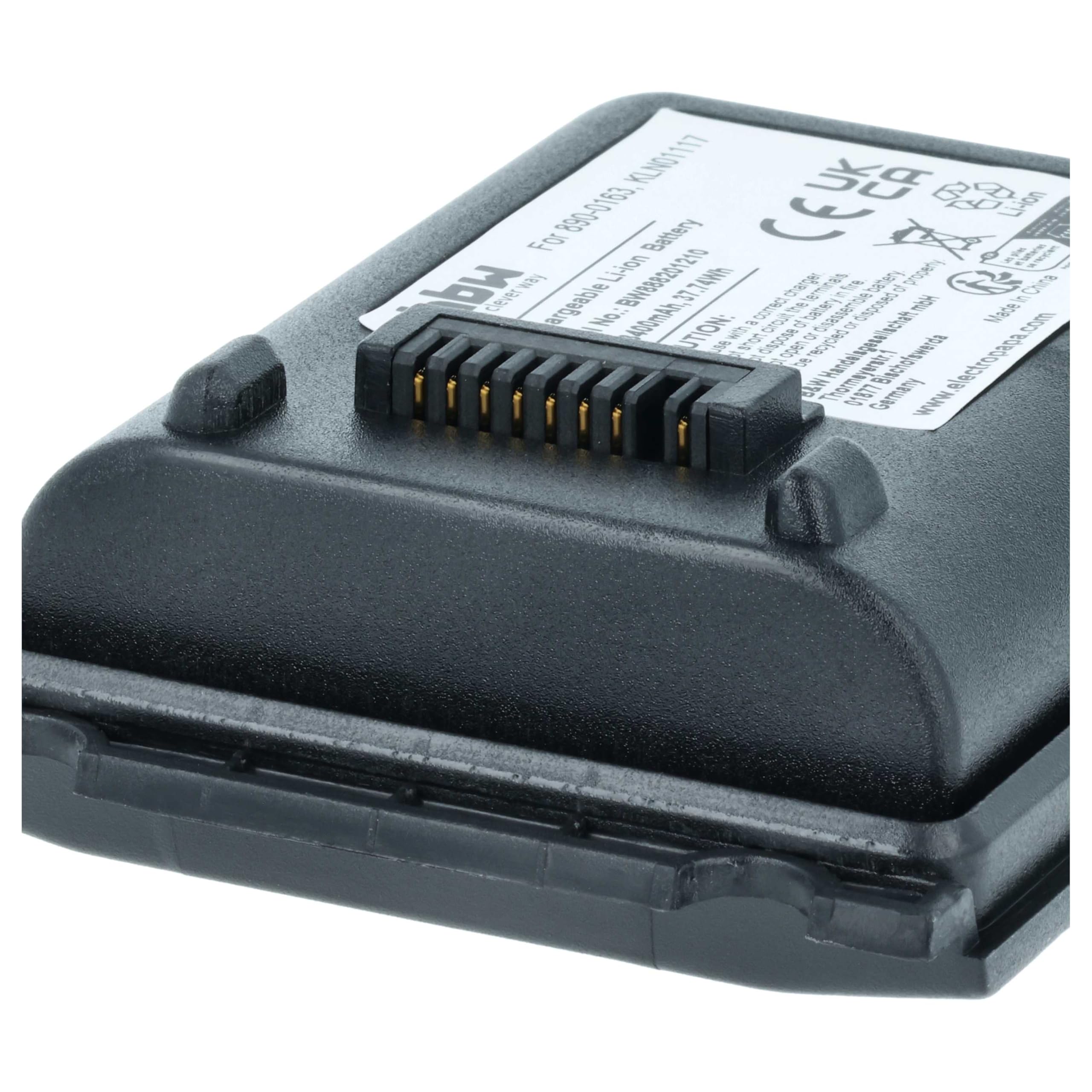vhbw batteria compatibile con Trimble TSC3 data collector, dispositivo di misurazione (3400mAh, 11,1V, Li-Ion)