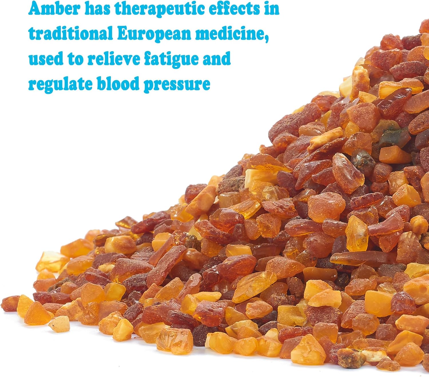 Natural Baltic Amber Stone Therapeutic Grade Crystal Slice Multifunctional Healing Stone for Healing, Psychological Energy, Fish Tank Decoration, Yoga, Meditation, Crafts, Healing Pillow Filling - Image 4