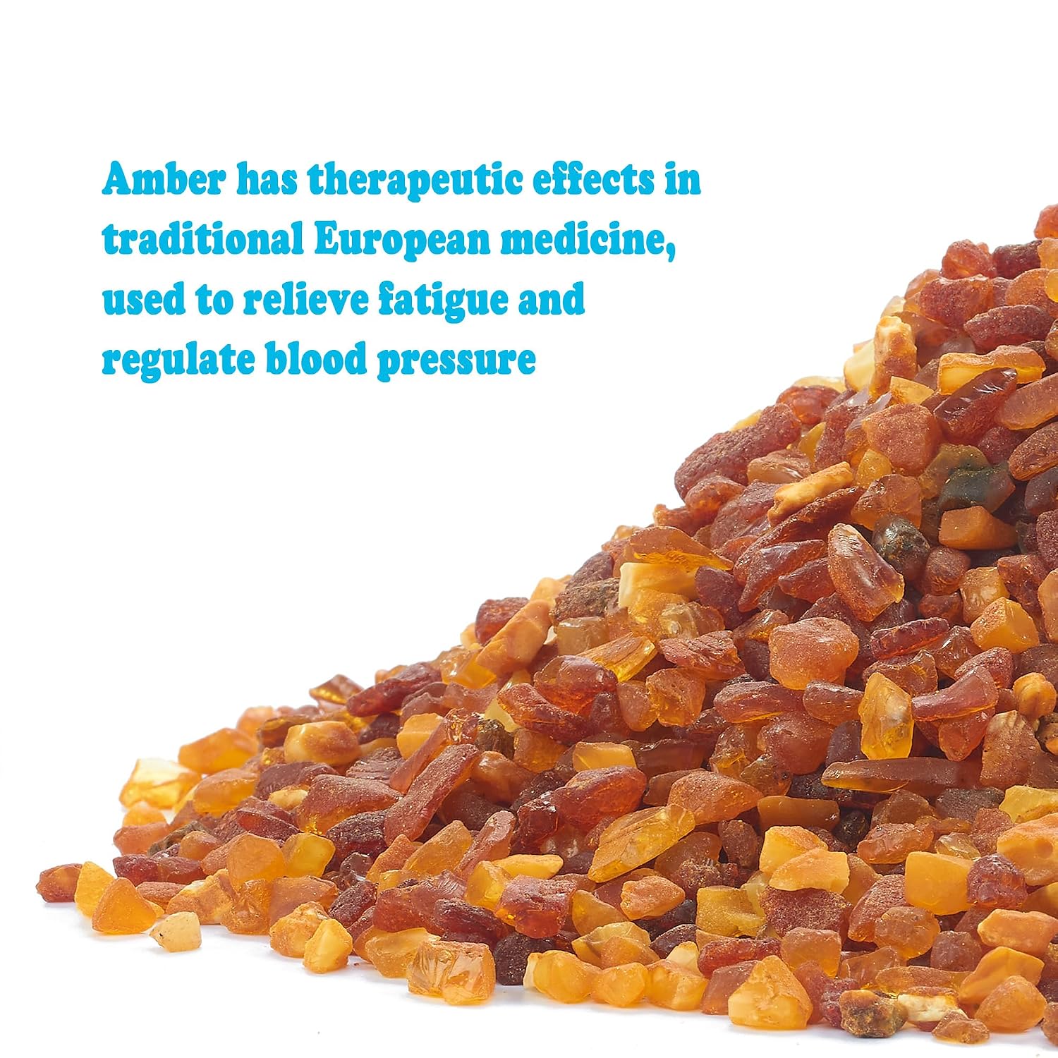 Natural Baltic Amber Stone Therapeutic Grade Crystal Slice Multifunctional Healing Stone for Healing, Psychological Energy, Fish Tank Decoration, Yoga, Meditation, Crafts,... - Image 5