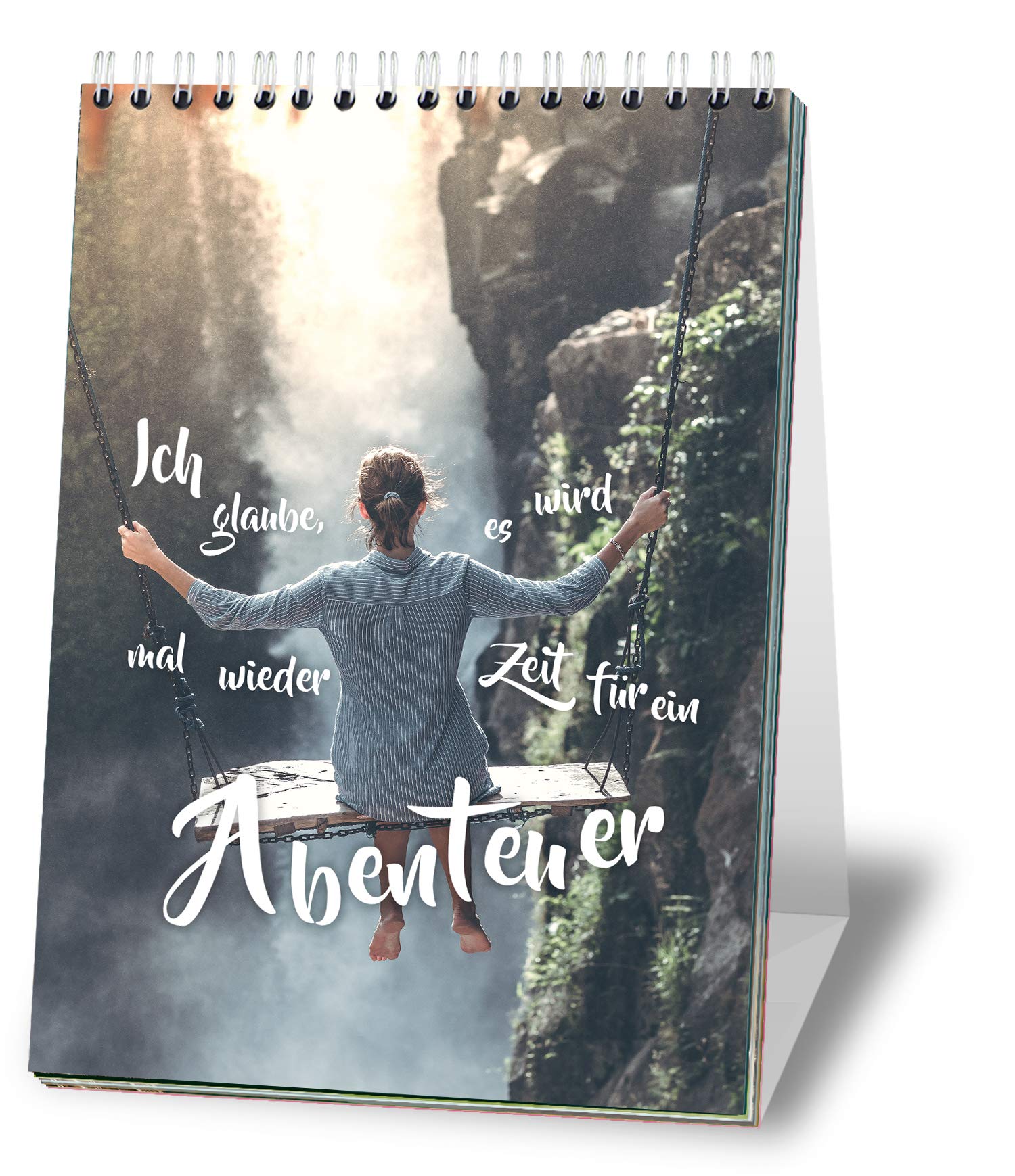 Wochen Tischkalender 2026 A5 - Mit 52 Motivierenden Sprüchen Zum Aufstellen