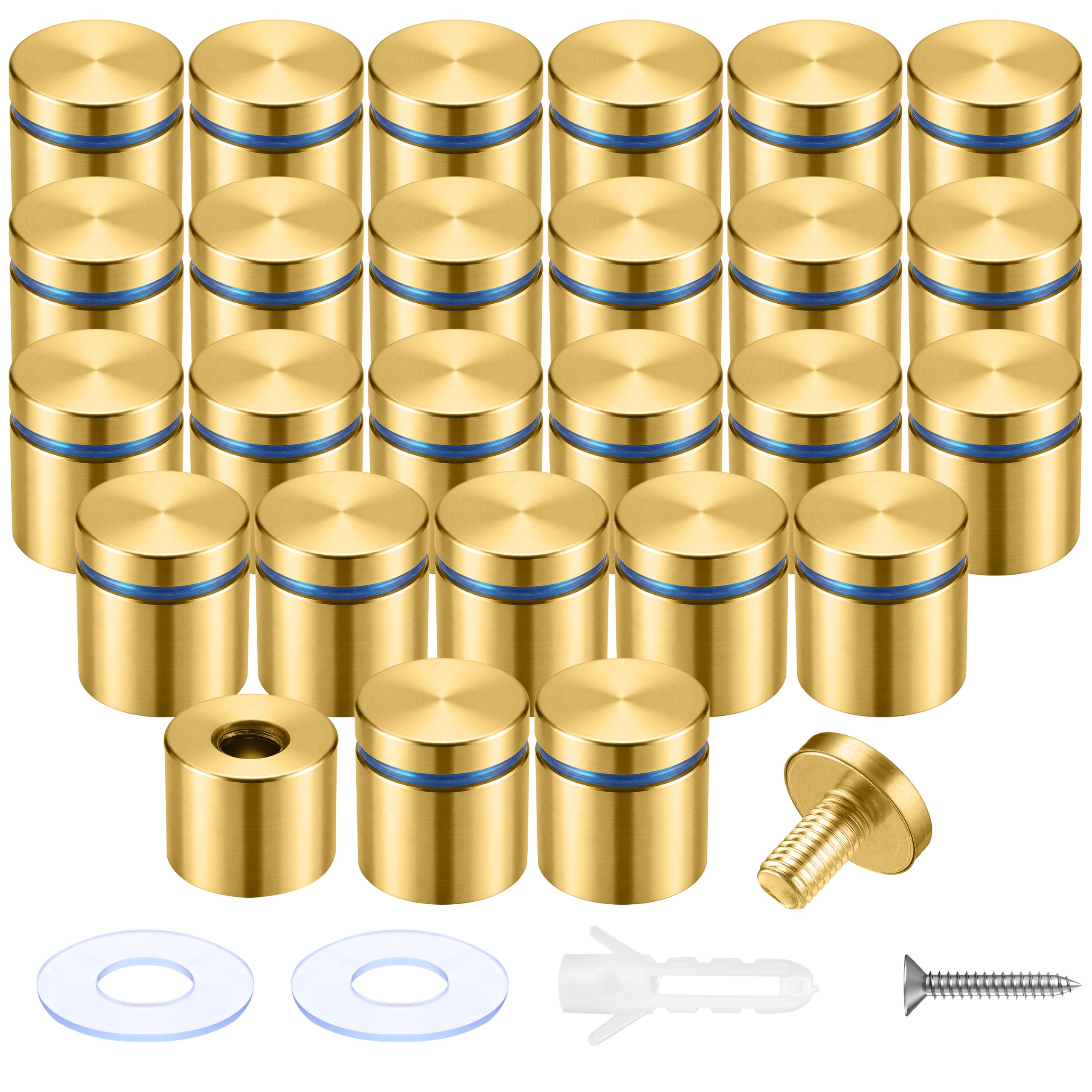 Pelopy 8 Pcs Standoff Screws - Wall Mounts -12 Pelopy 8 Pcs Standoff Screws - Wall Mounts -12