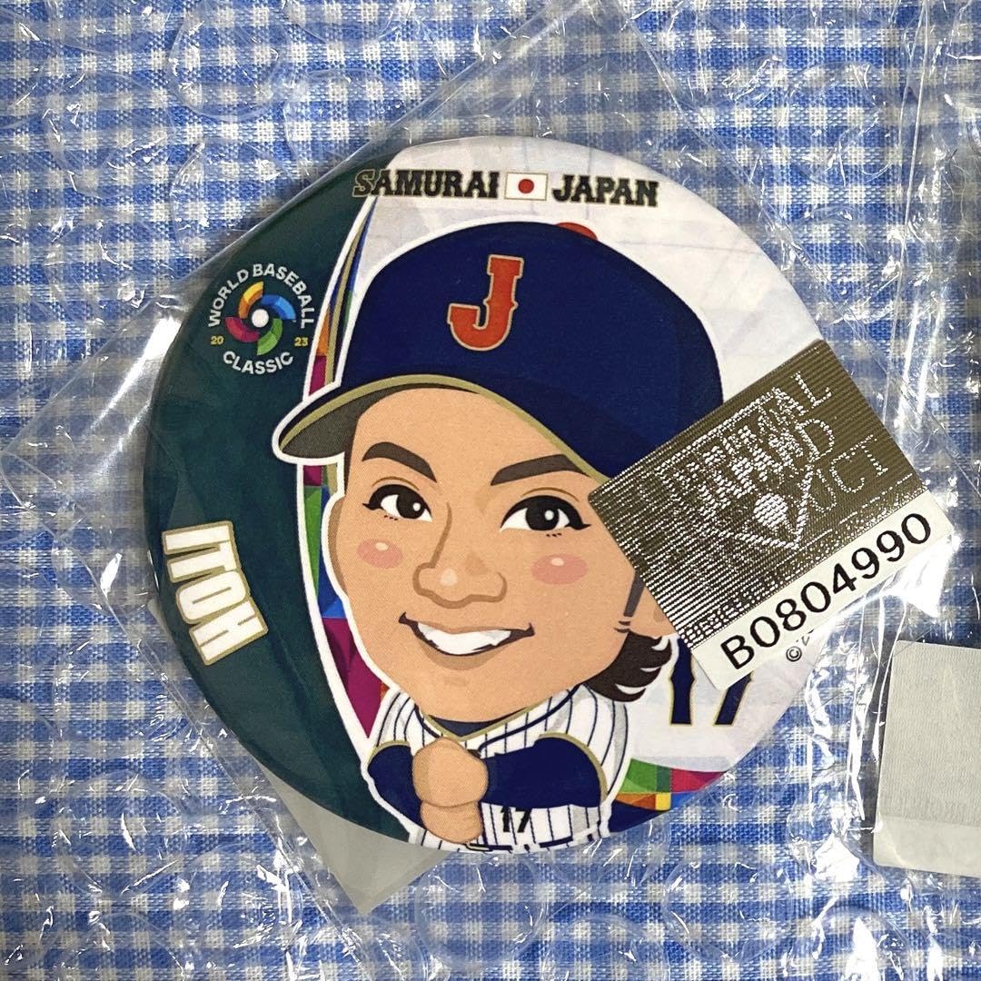 Amazon.co.jp: 侍ジャパン WBC 伊藤大海 日本ハムファイターズ 缶 