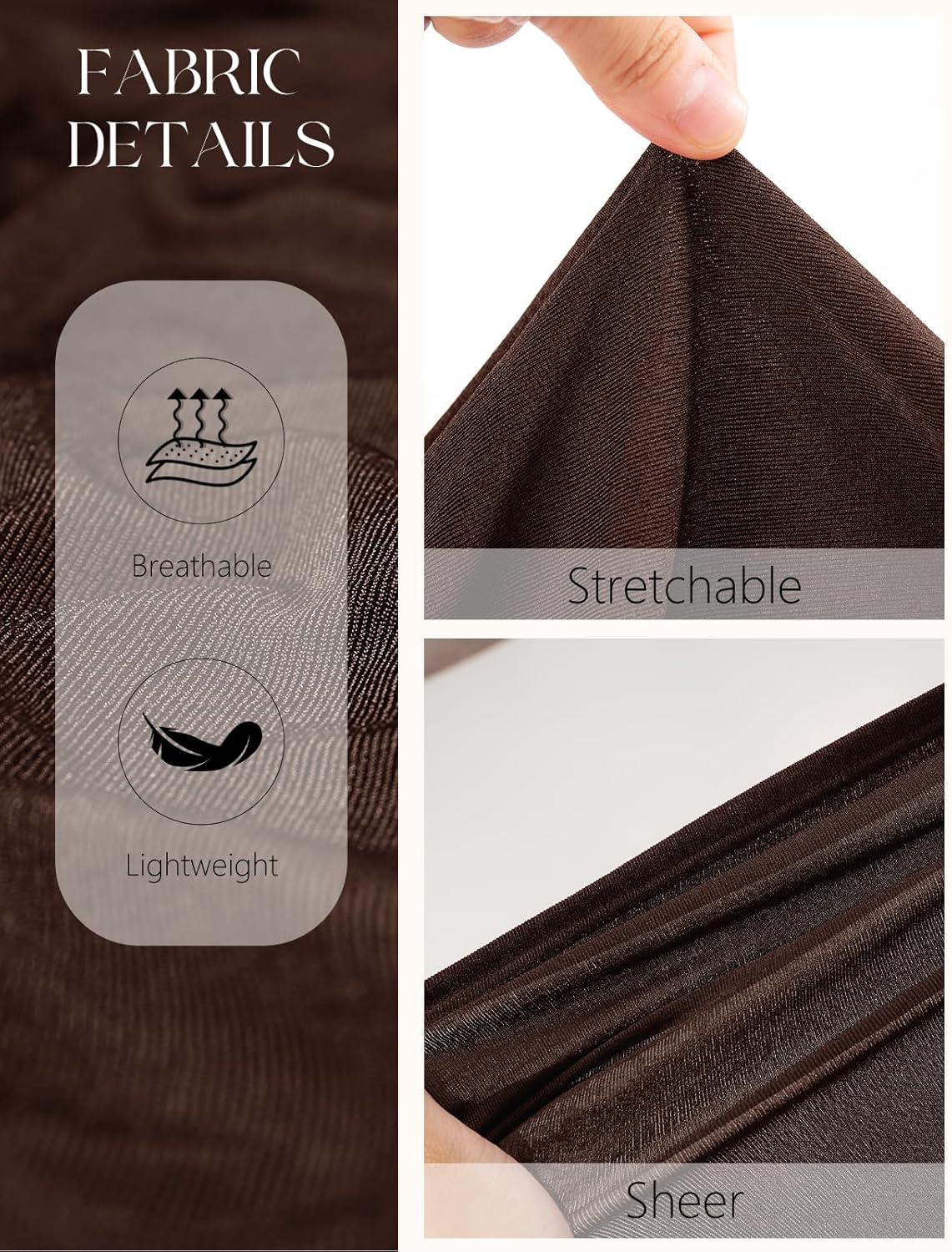 Meetjen Womens Bell Long Sleeve V Neck Tops Wrap Slim Fitted Shirts Ruffle Ladies Fall Fashion 2025 Sexy Blouses Blusas De Mujer De Moda Brown L - Image 5