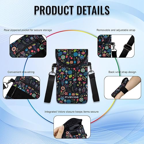 Miniatura 3 de Funda de neopreno para teléfono para hombres y mujeres, con correa cruzadacordón para el cuello para Samsung S25+, S24