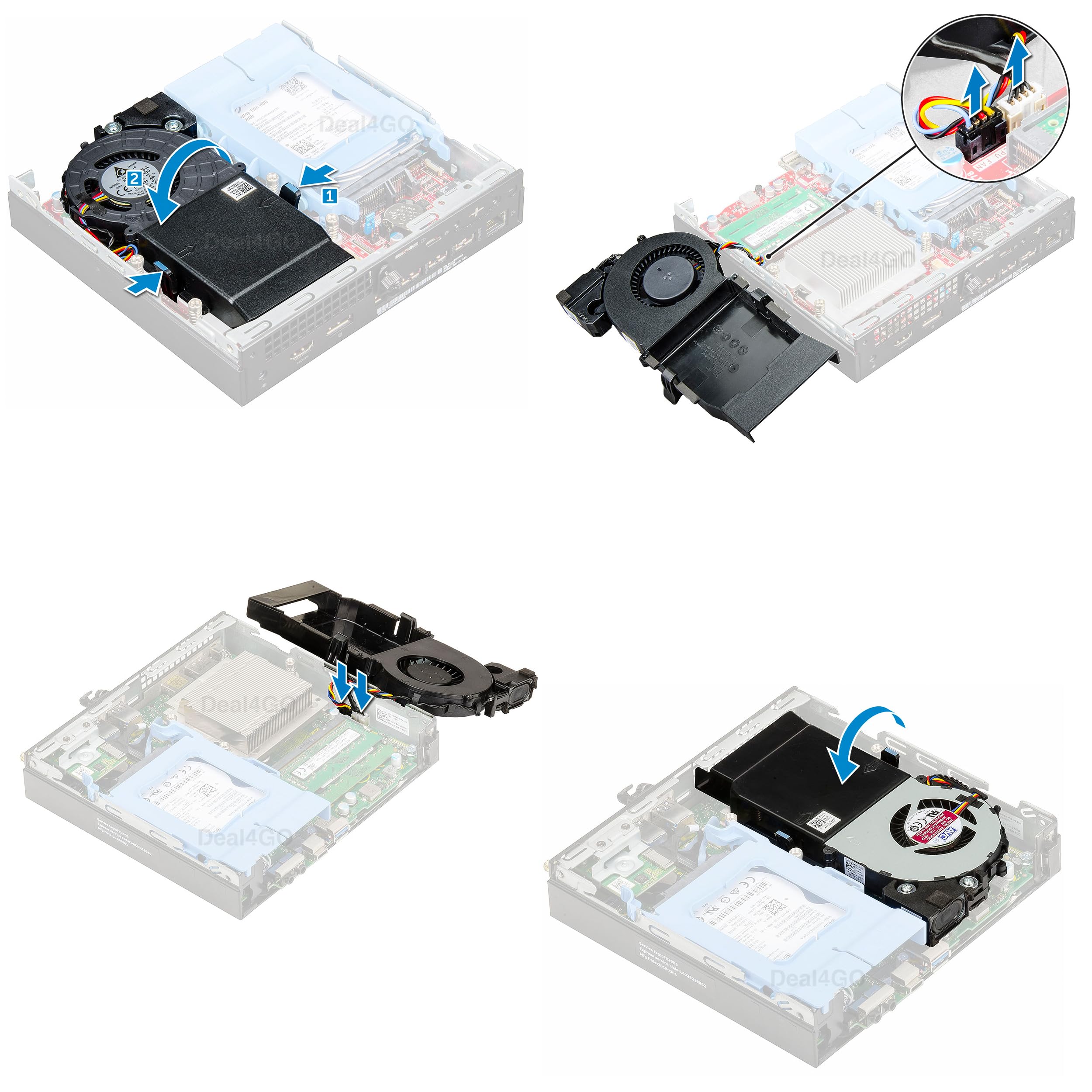 Amazon.com: Deal4GO 12V 65W CPU Cooling Fan Heat-Sink Blower VR79W