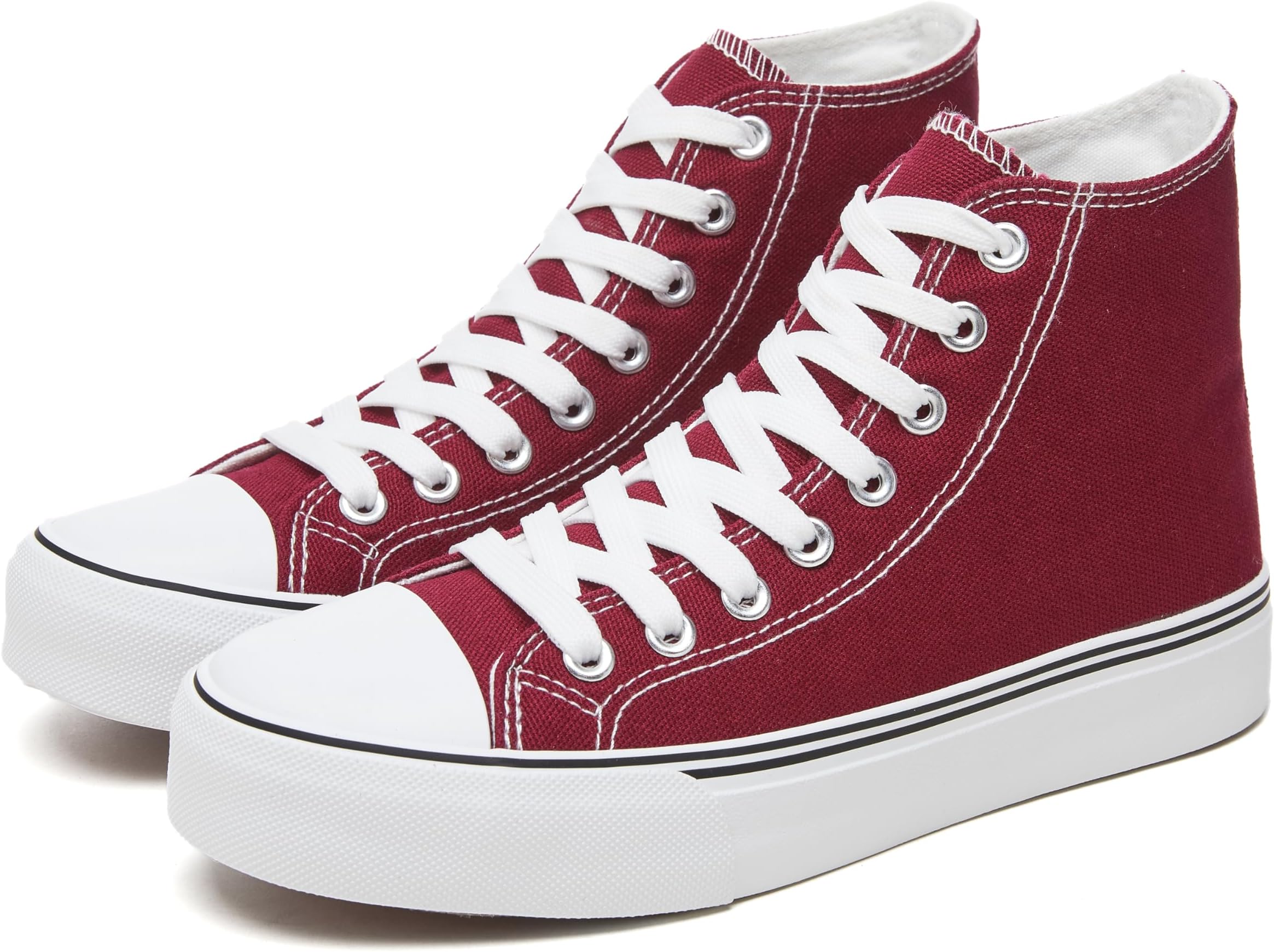 all red high top forces