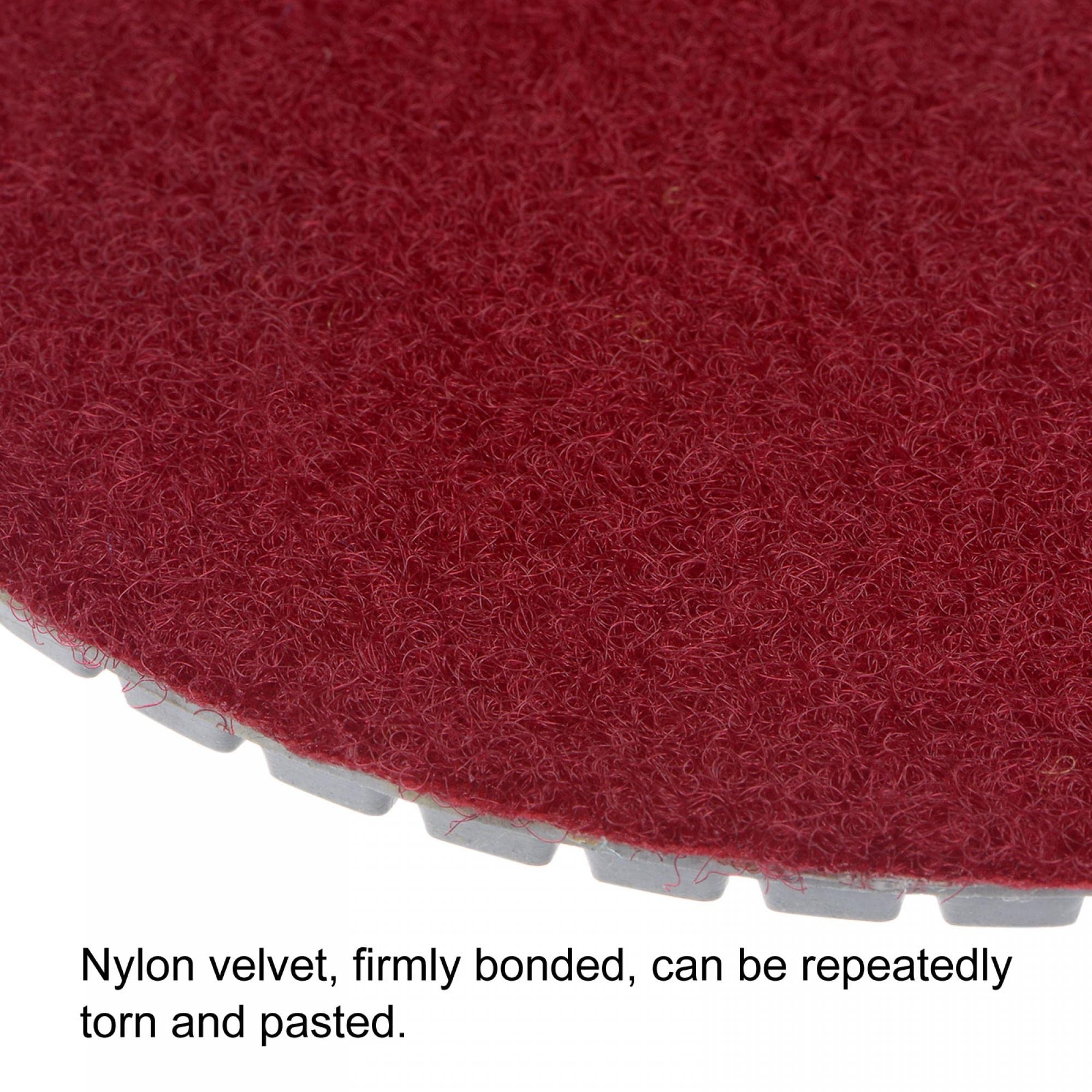 Sourcing Map Polierpad 2Stk. 5 Zoll 50 Grits - Nass/Trocken Schleifen Für Stein & Fliesen