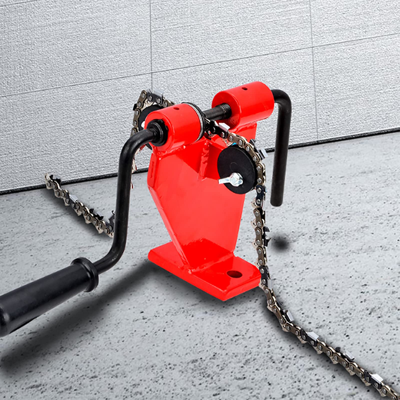 NGARY Banco Remache Spinner, Chain Spinner Saw Link Rivet Joiner, Trabaje De Manera Más Eficiente Y Ahorre Tiempo, para Motosierra/Cadena De Motosierra Eléctrica